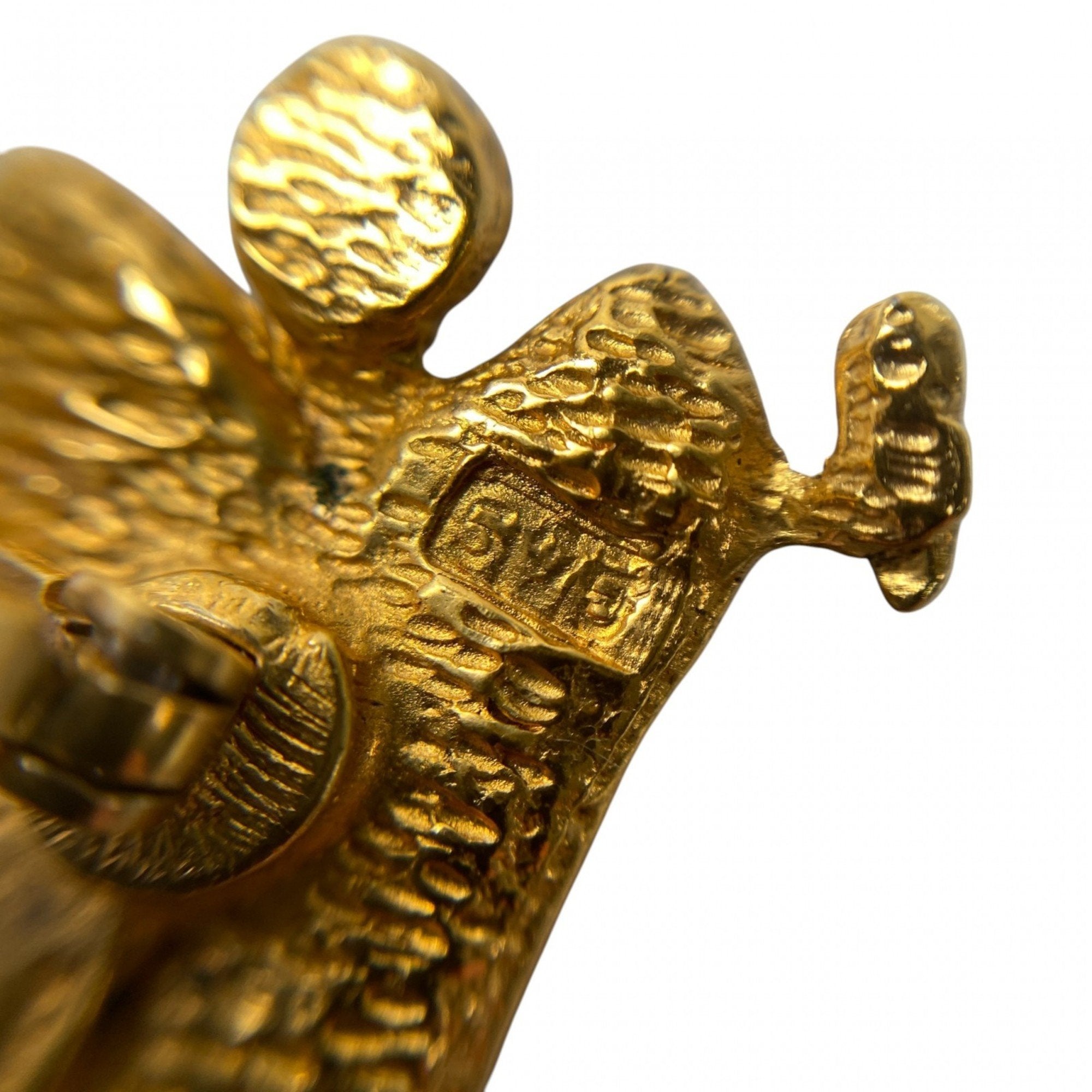 Vintage Angel Cufflinks Metal Bracelet