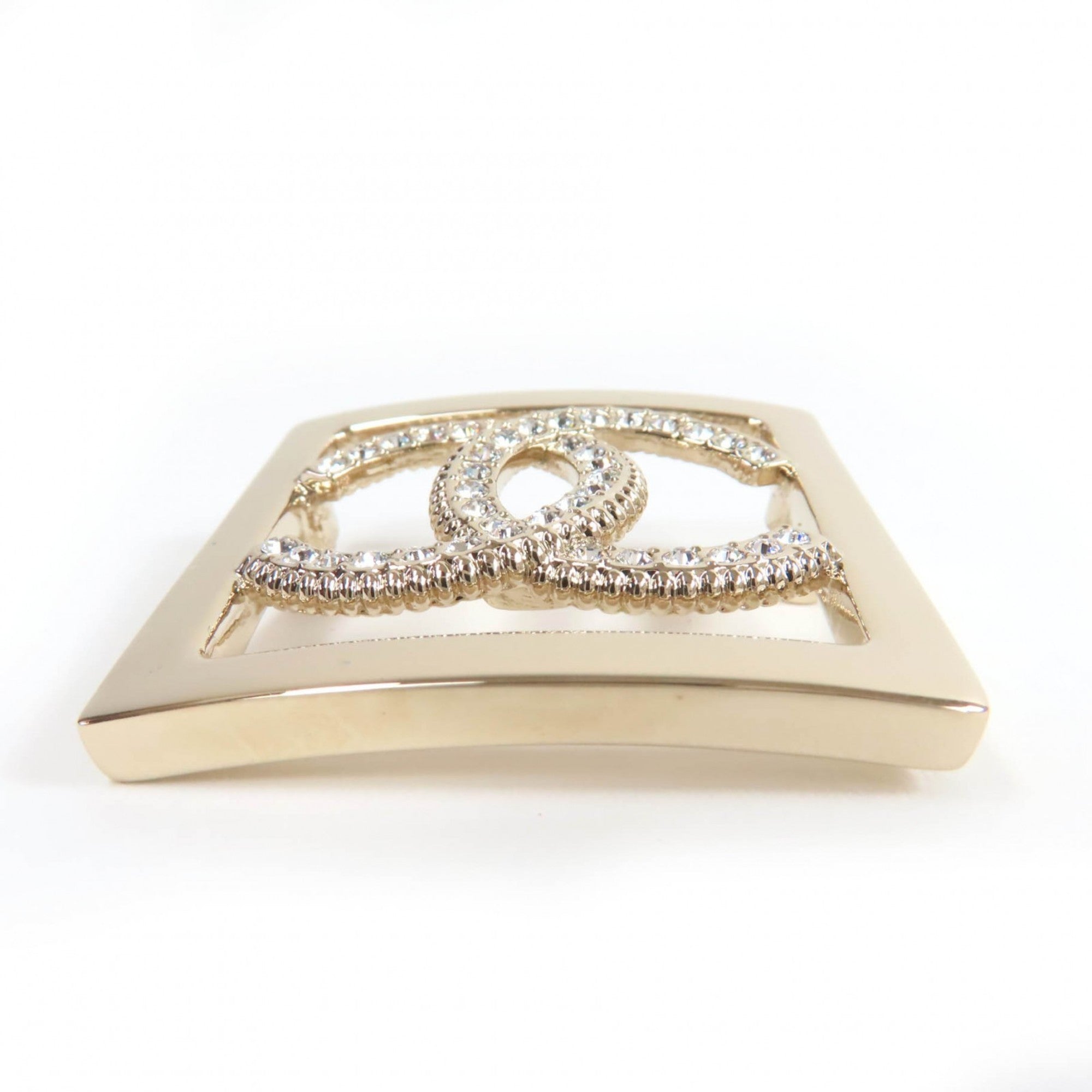 CC Logo Brooch Metal