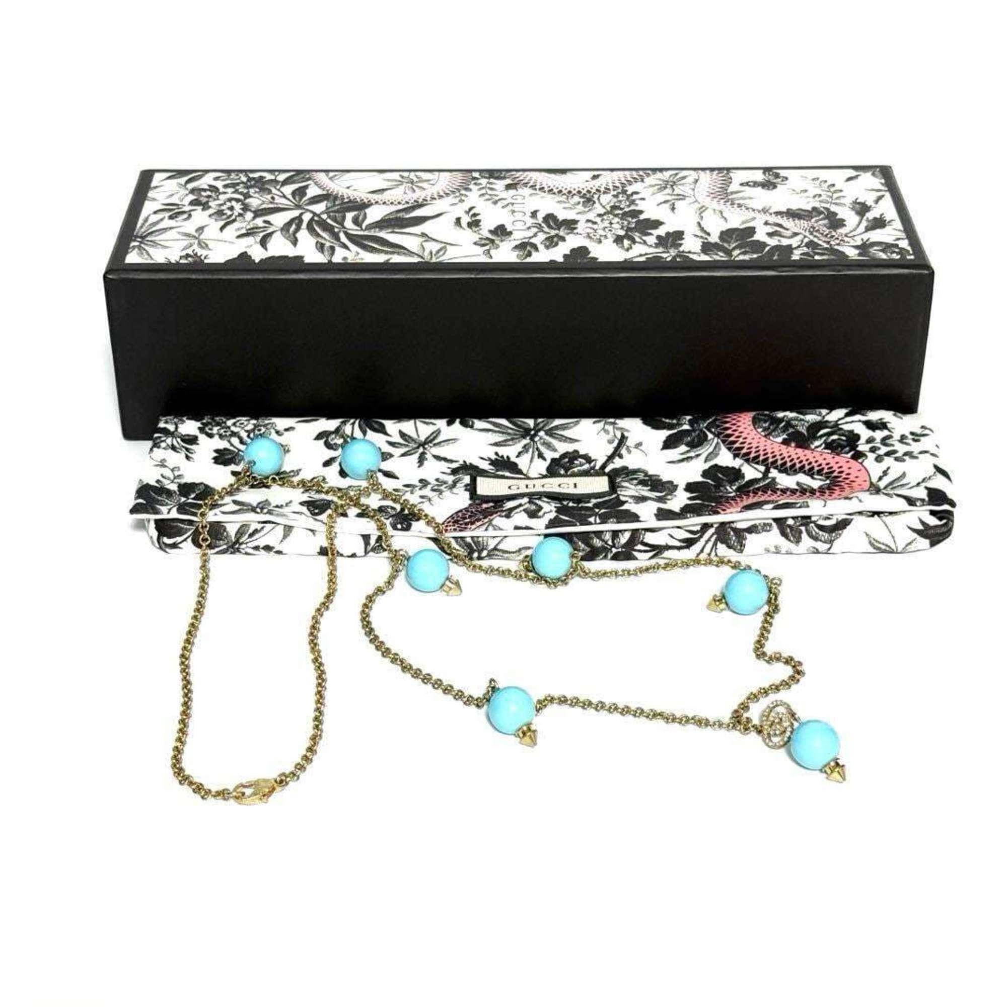 Pendant Necklace Metal and Plastic and Rhinestone