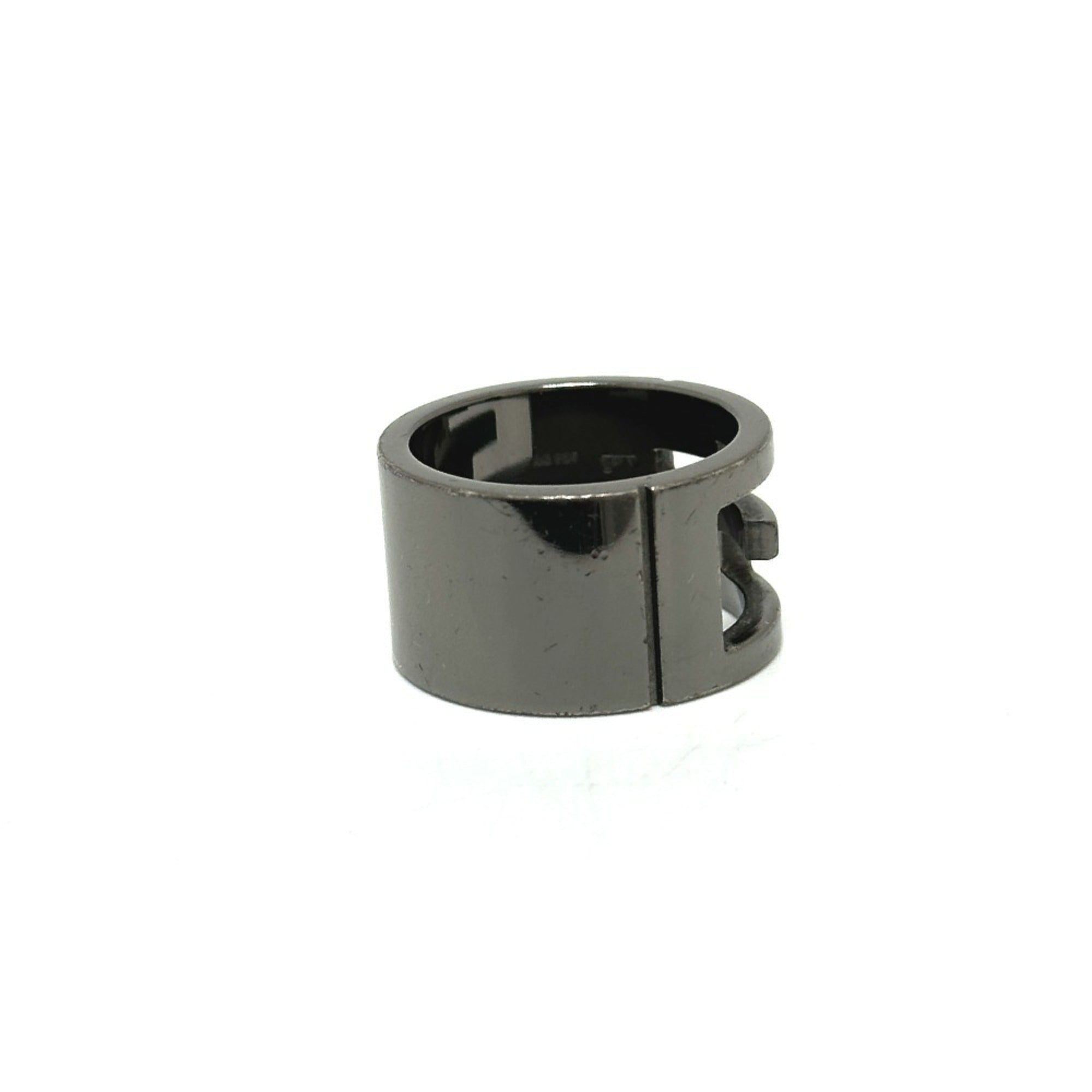 Ring Metal Black Silver