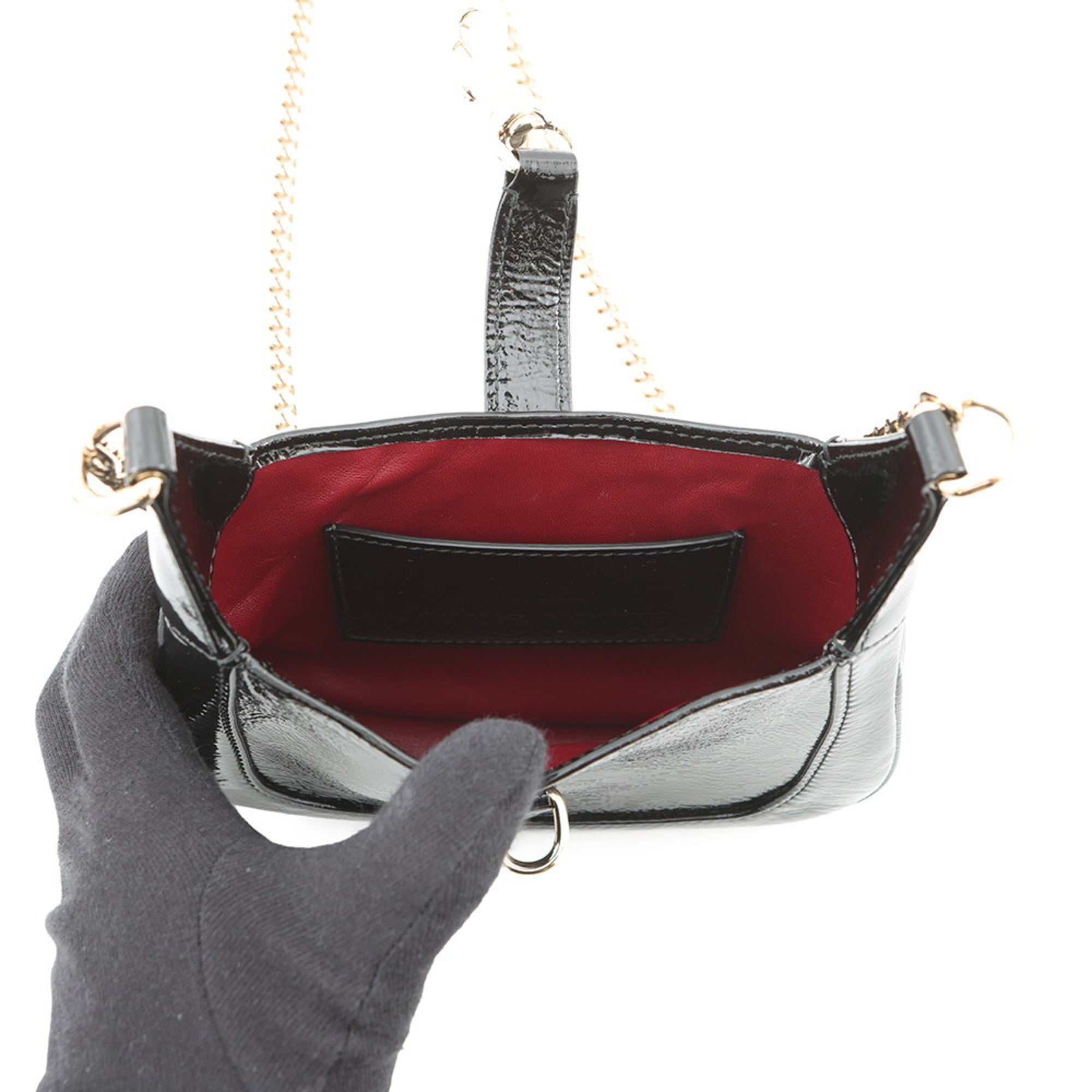 Jackie 1961 Chain Hobo Patent Mini