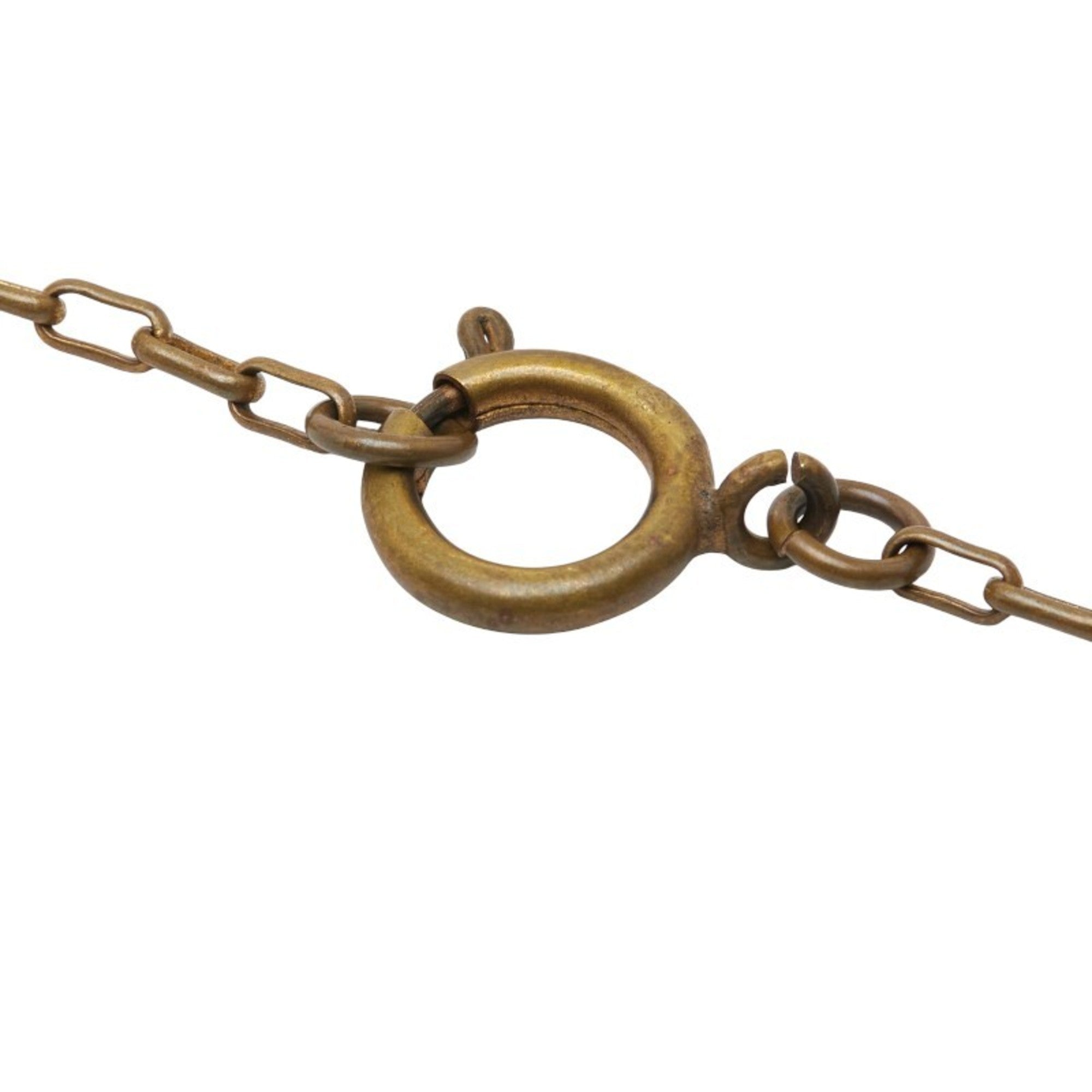 CC Logo Pendant Necklace Metal