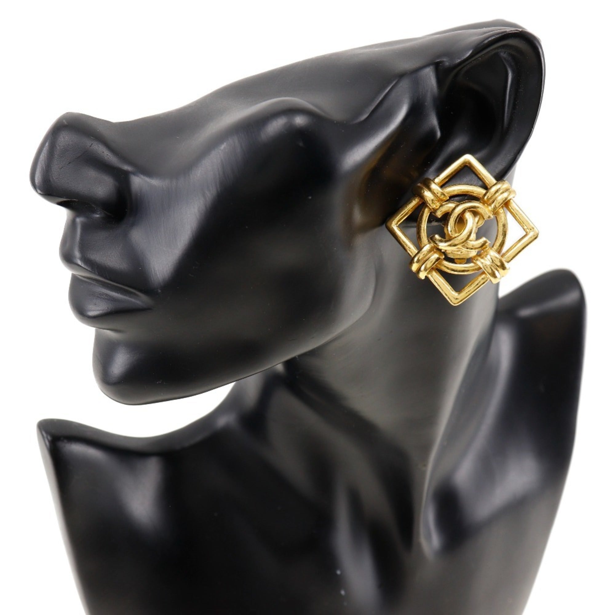 Clip-On Earrings Clip-On Gold-Tone Metal
