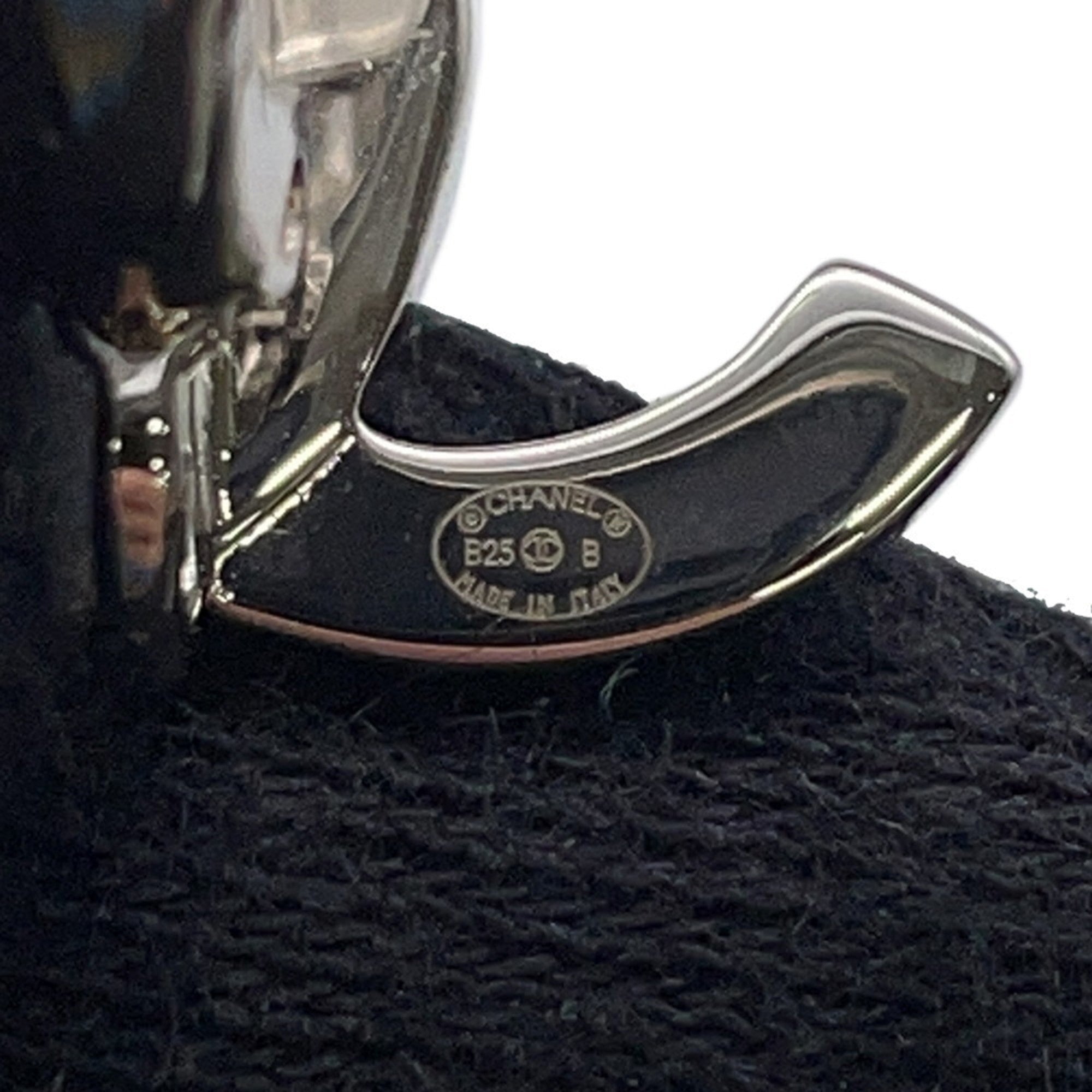 CC Logo Clip-On Earrings Metal