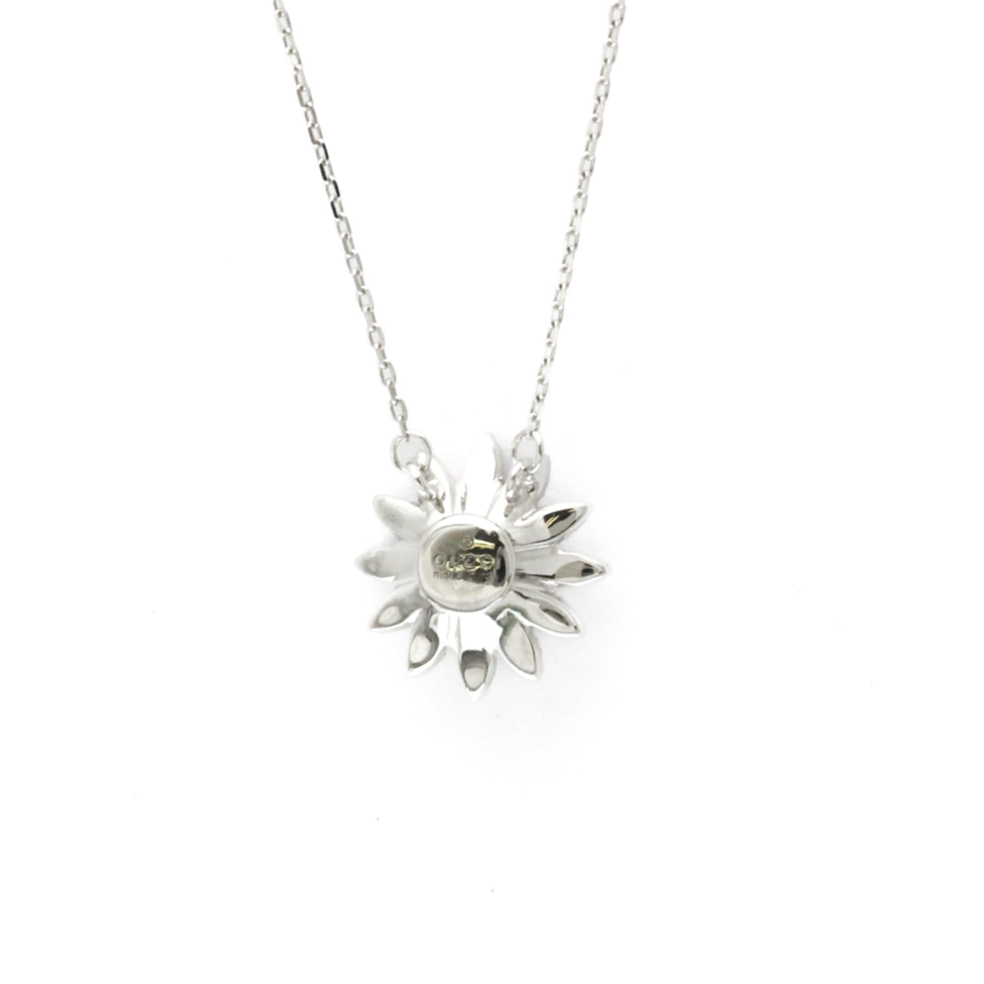 Pendant Necklace 18K White Gold with Diamond
