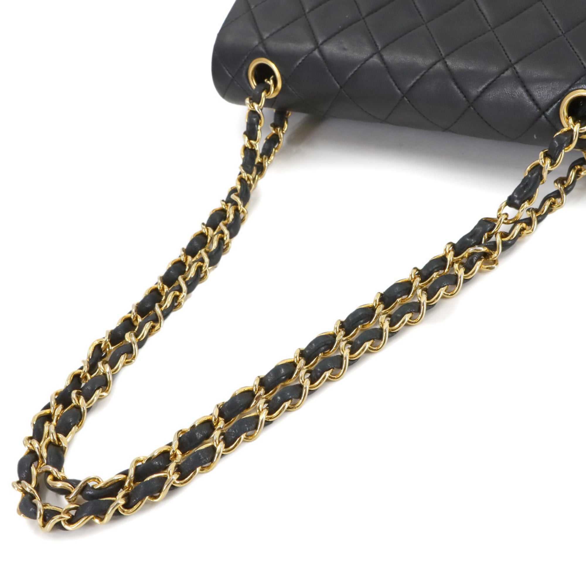 Vintage Classic Double Flap Bag Quilted Lambskin Small