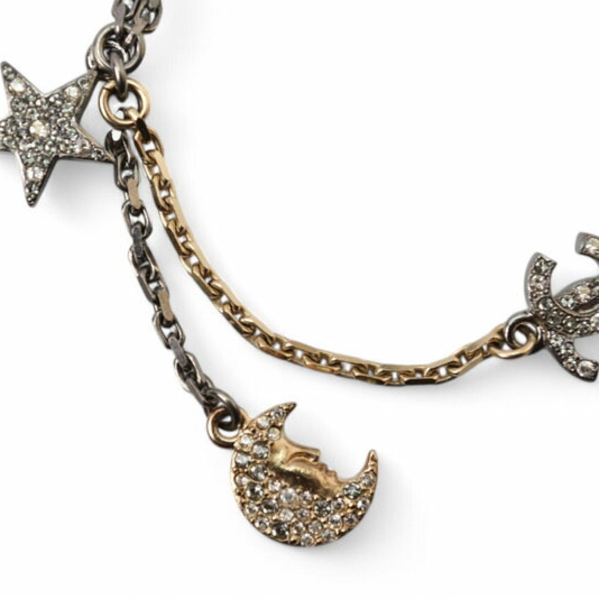 CC Logo Chain Star Bracelet Sterling Silver