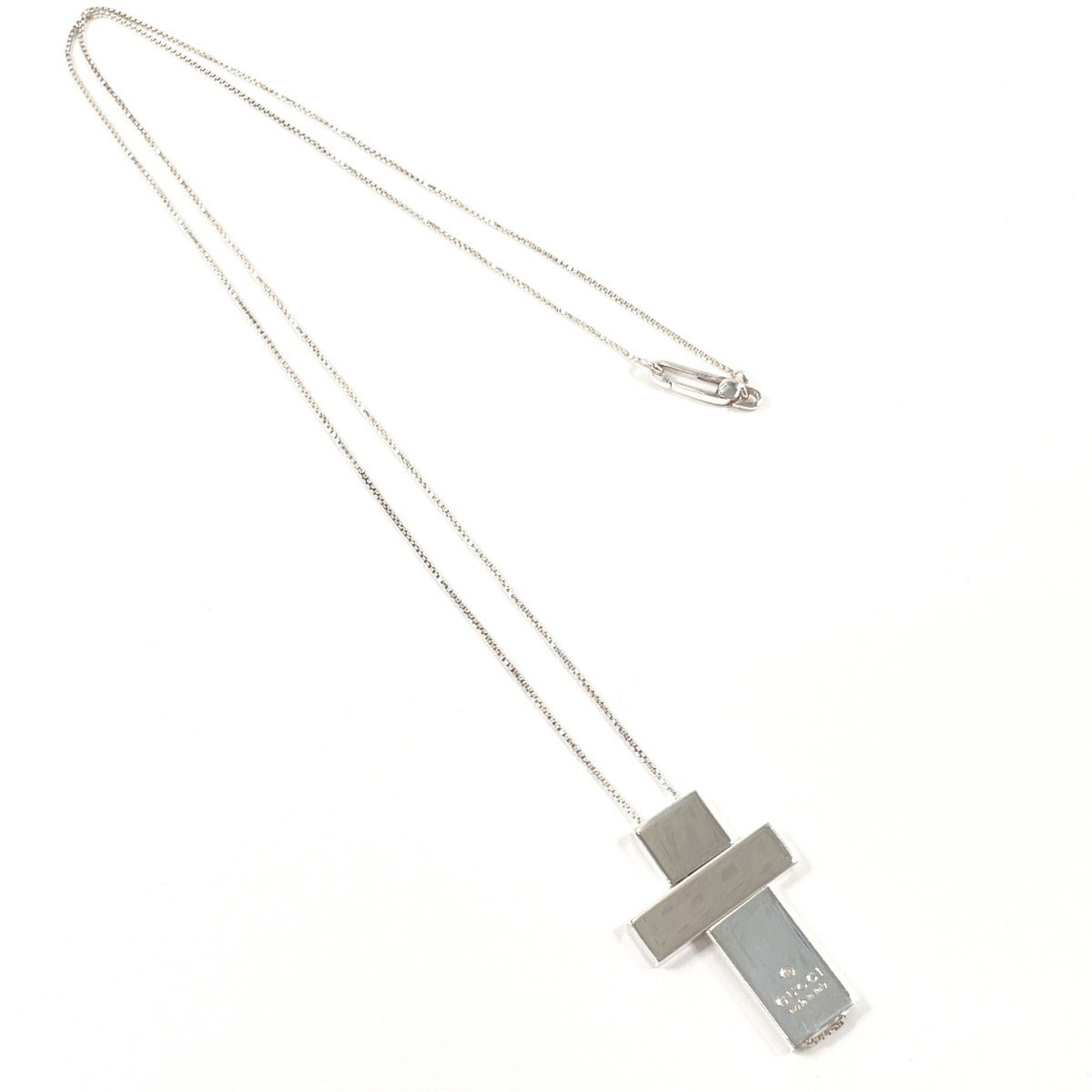 Separate Cross Pendant Necklace Sterling Silver