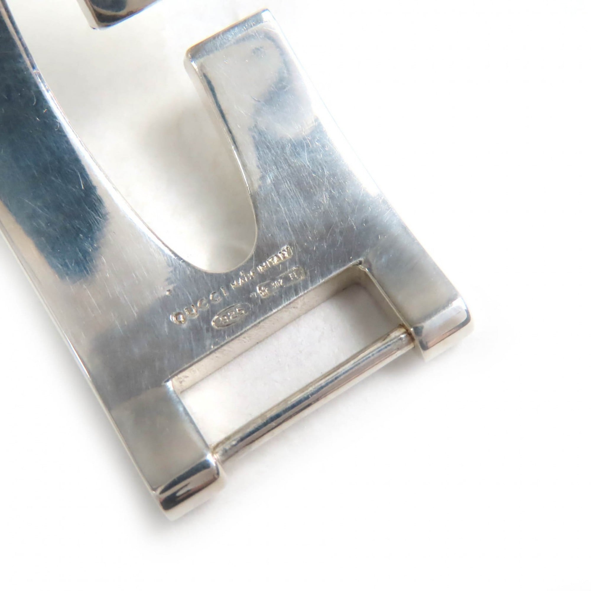 G Bangle Bracelet Sterling Silver