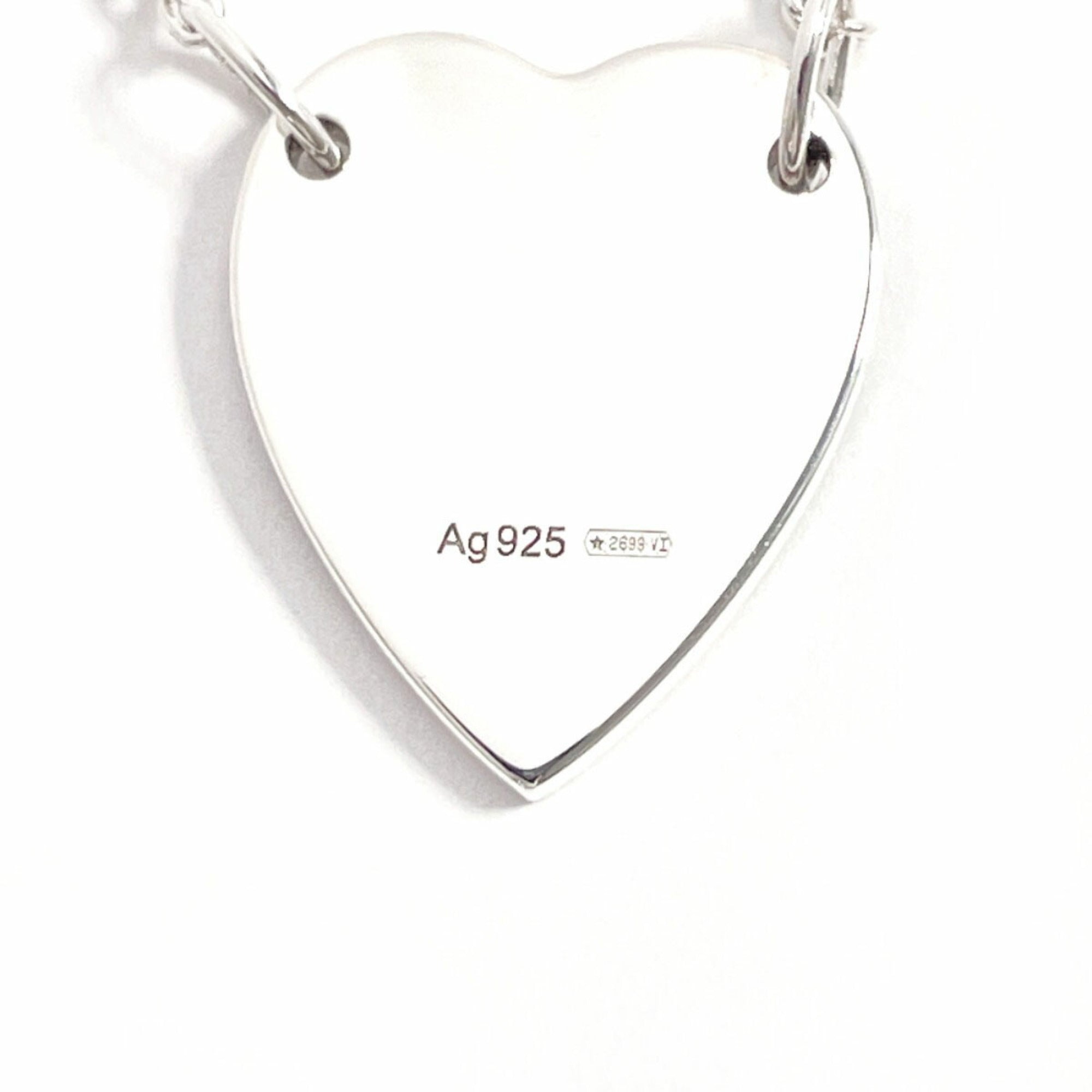 Trademark Heart Pendant Necklace Sterling Silver