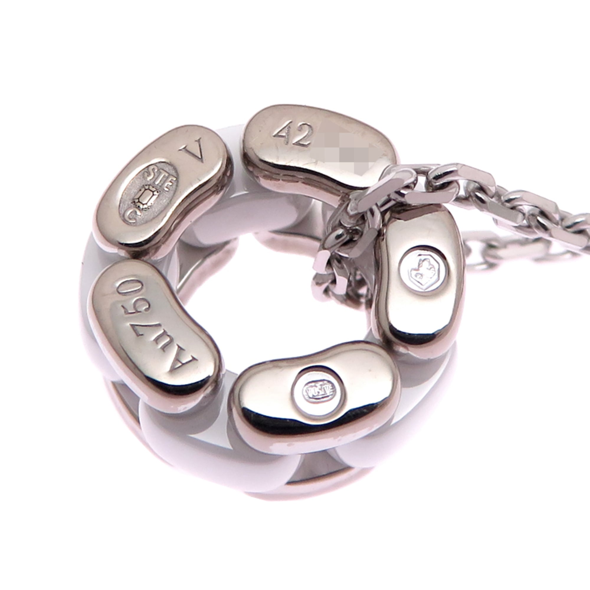 Pendant Necklace 18K White Gold