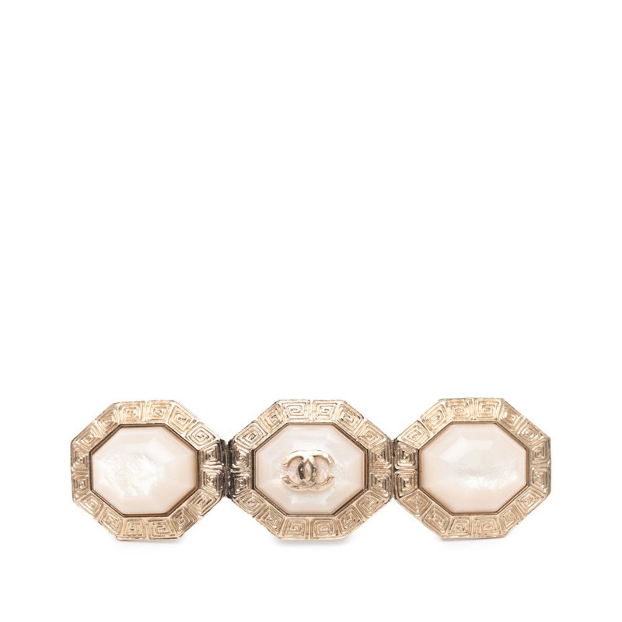 CC Logo Brooch Metal