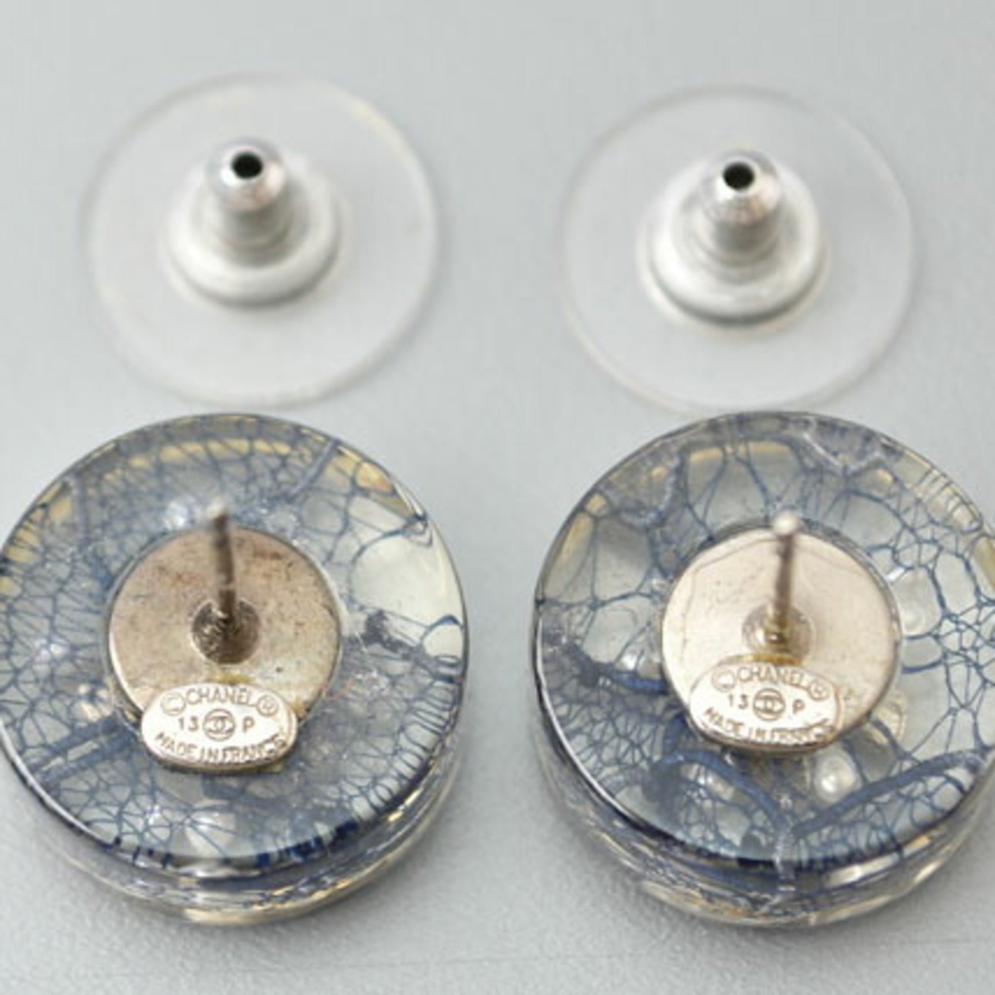 CC Logo Circle Earrings Metal