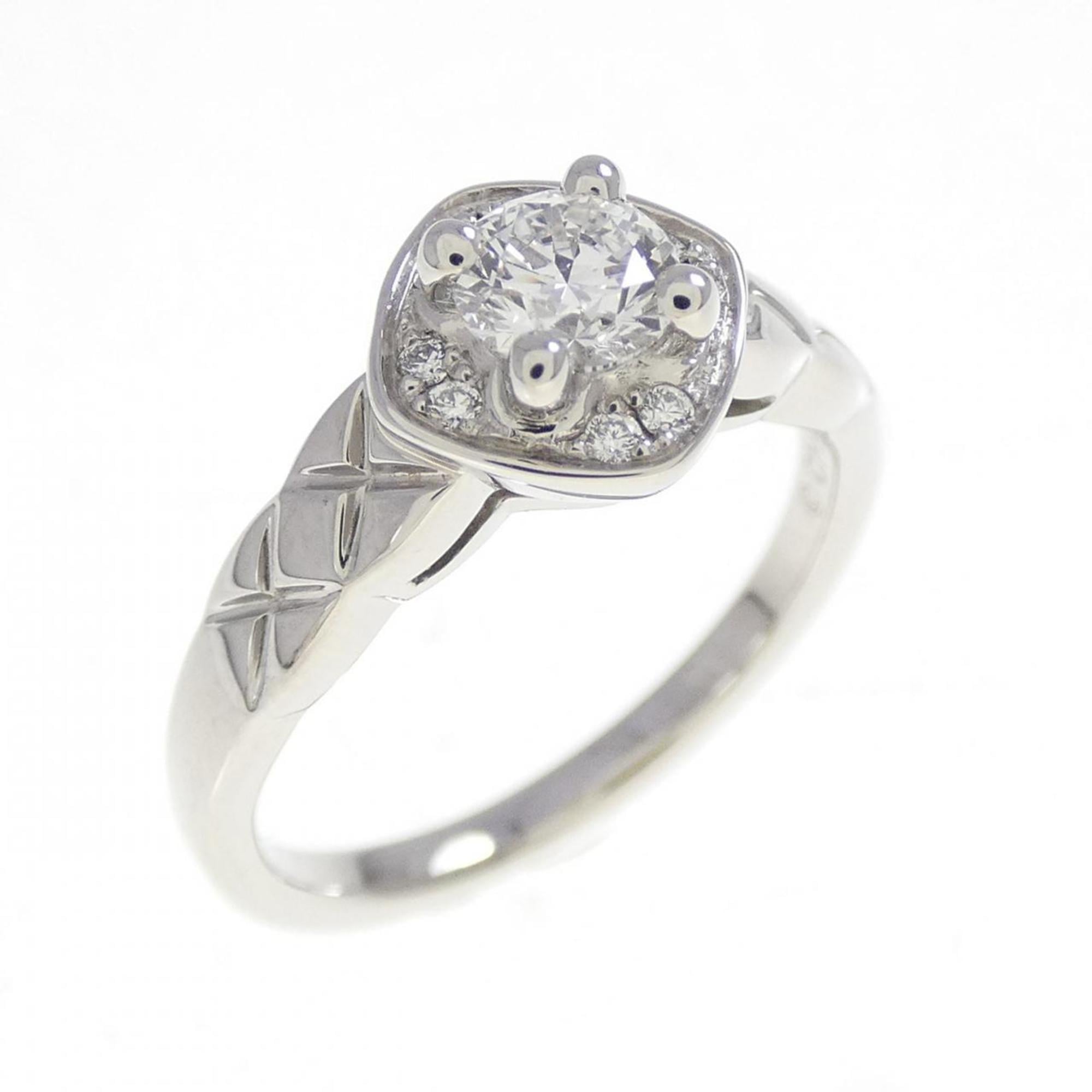 Coco Crush Ring Platinum with Diamond