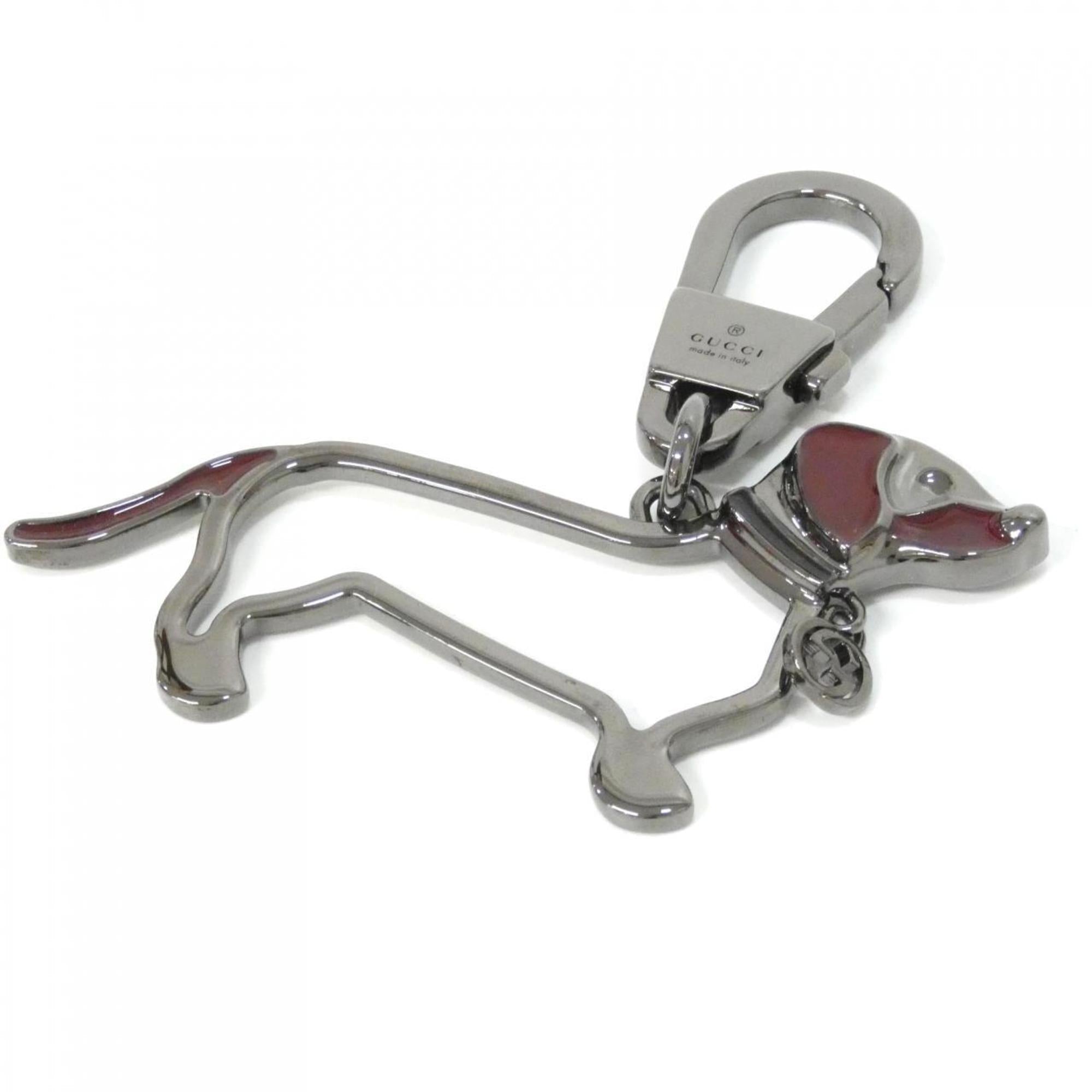 Bag Charm Bordeaux and Silver Handbag Charm