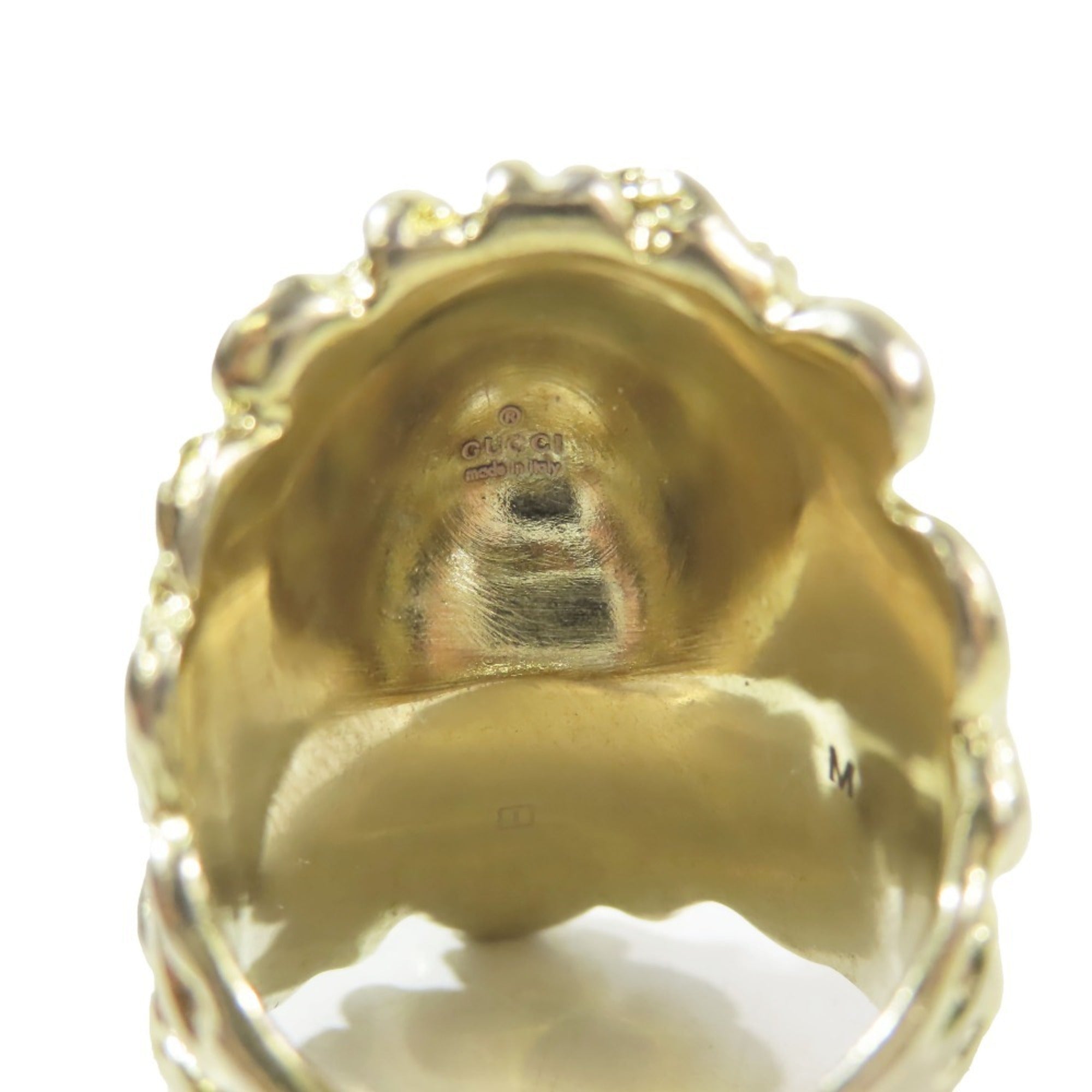 Band Ring Gold with Crystal