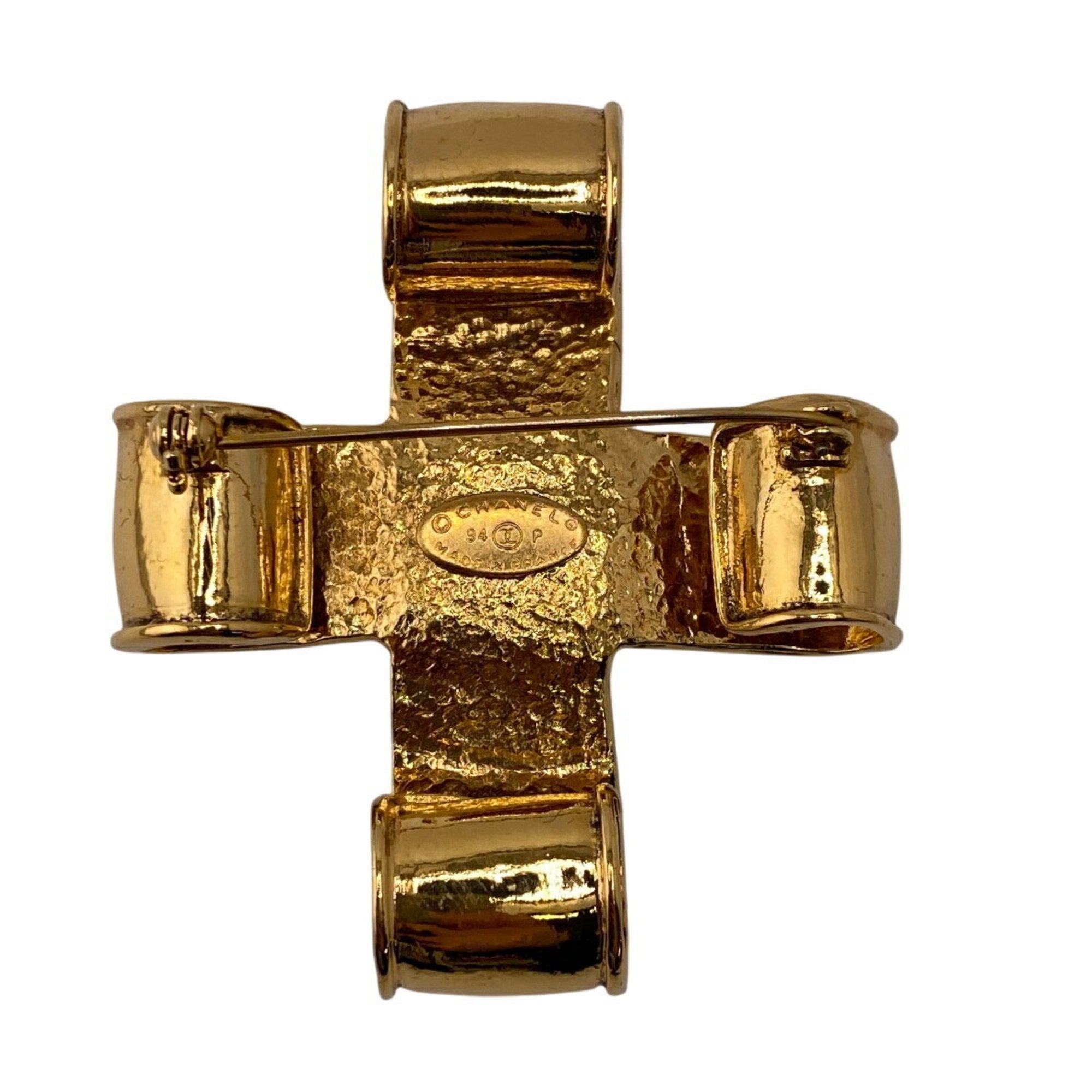 CC Logo Brooch Metal