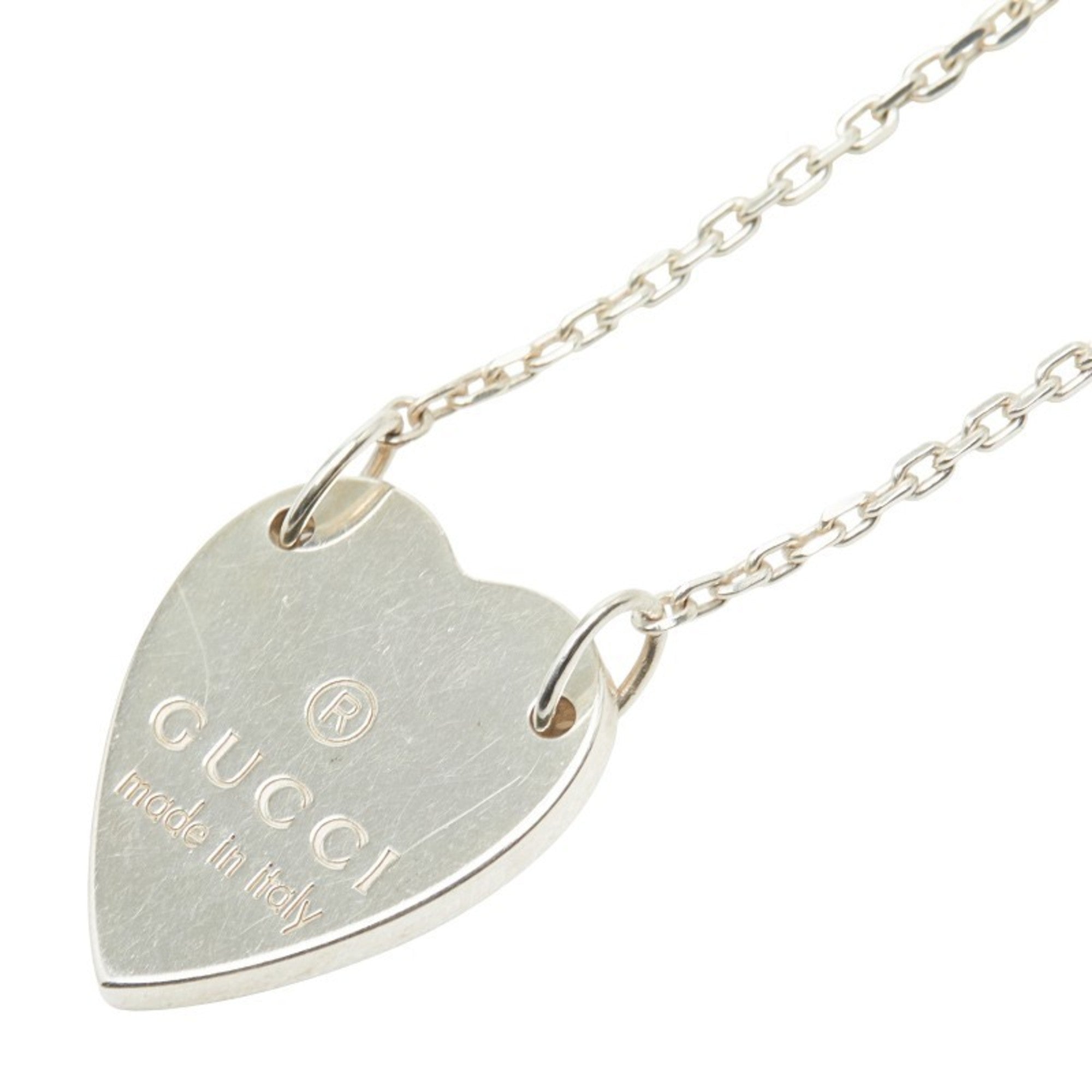 Trademark Heart Pendant Necklace Sterling Silver