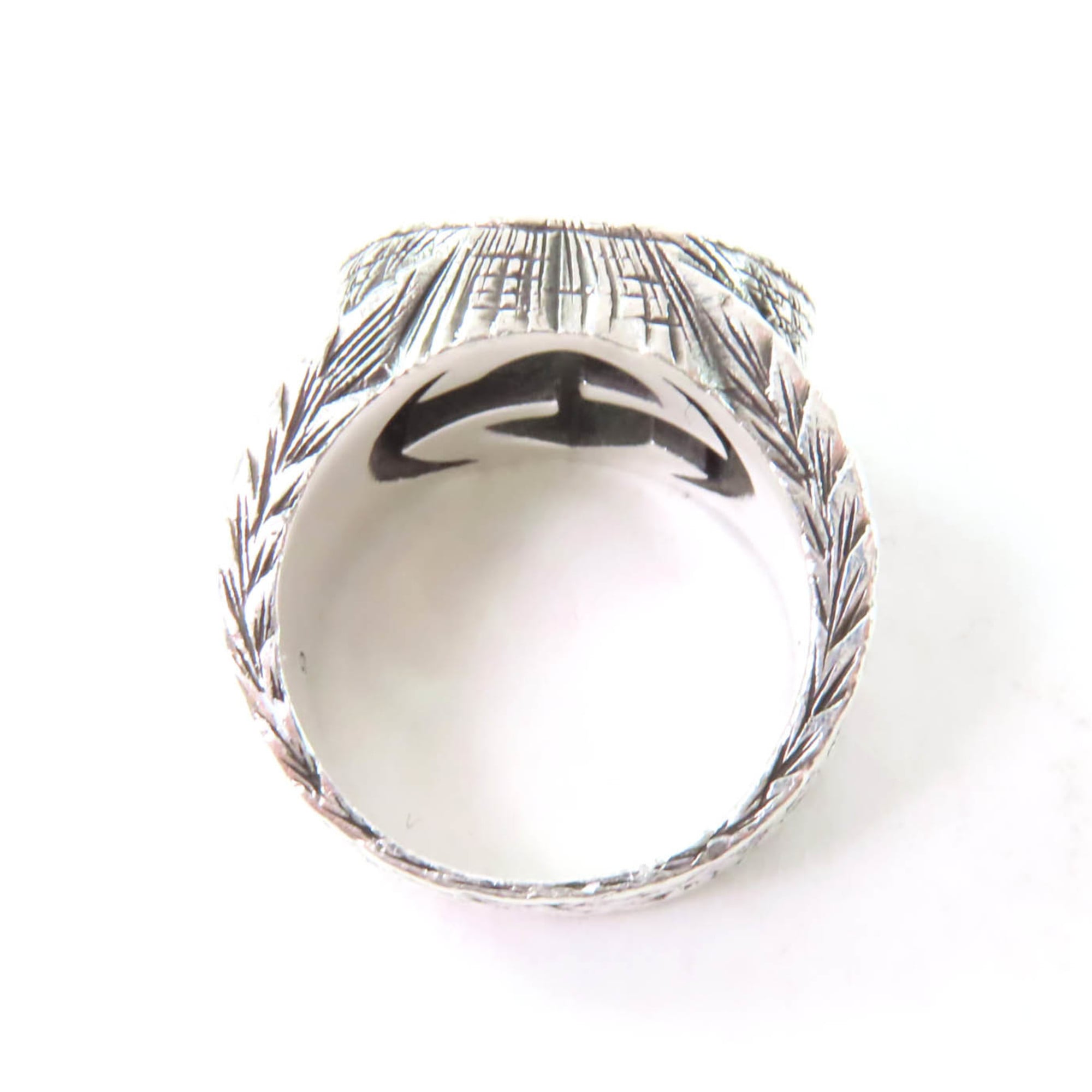 Interlocking G Arabesque Ring Sterling Silver