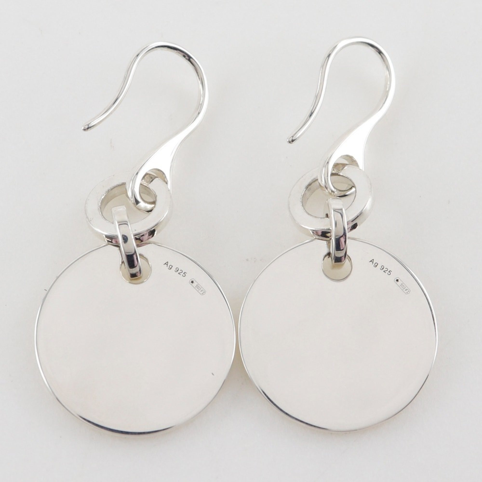 Earrings Logo Sterling Silver