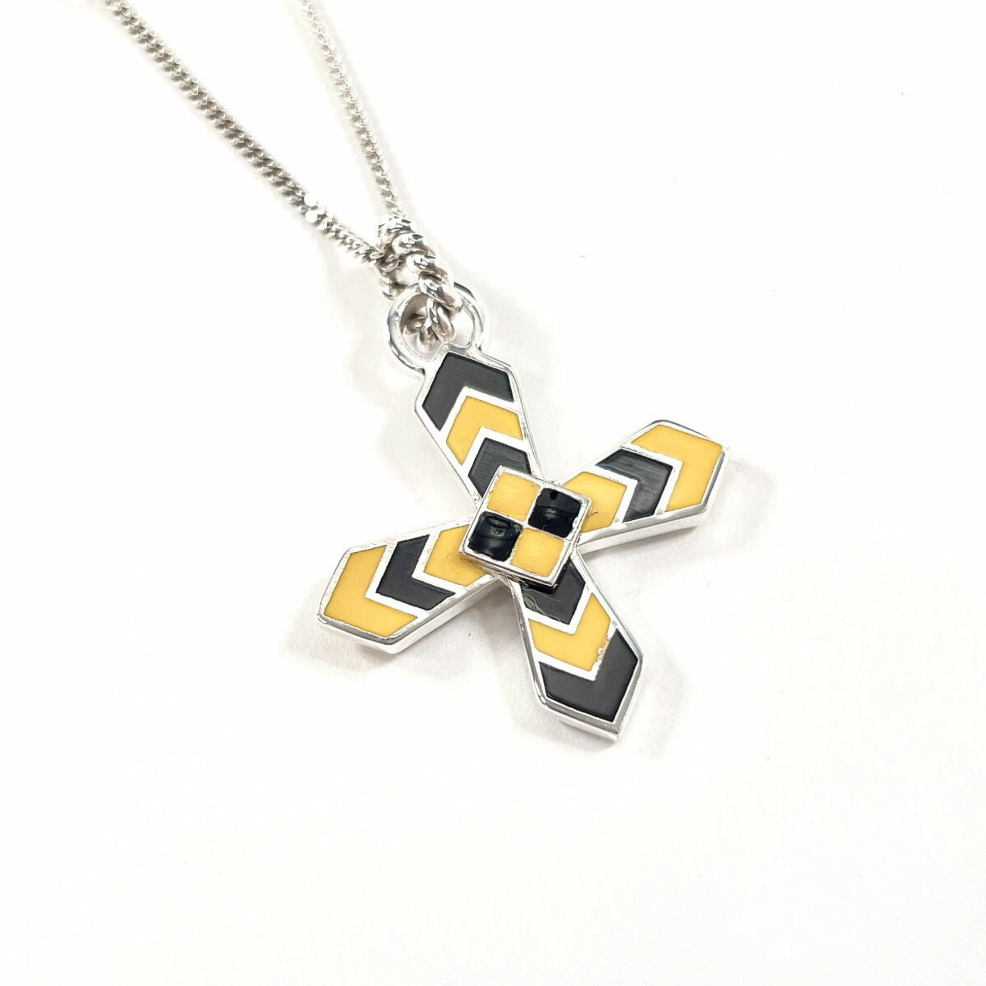 Cross Pendant Necklace Sterling Silver