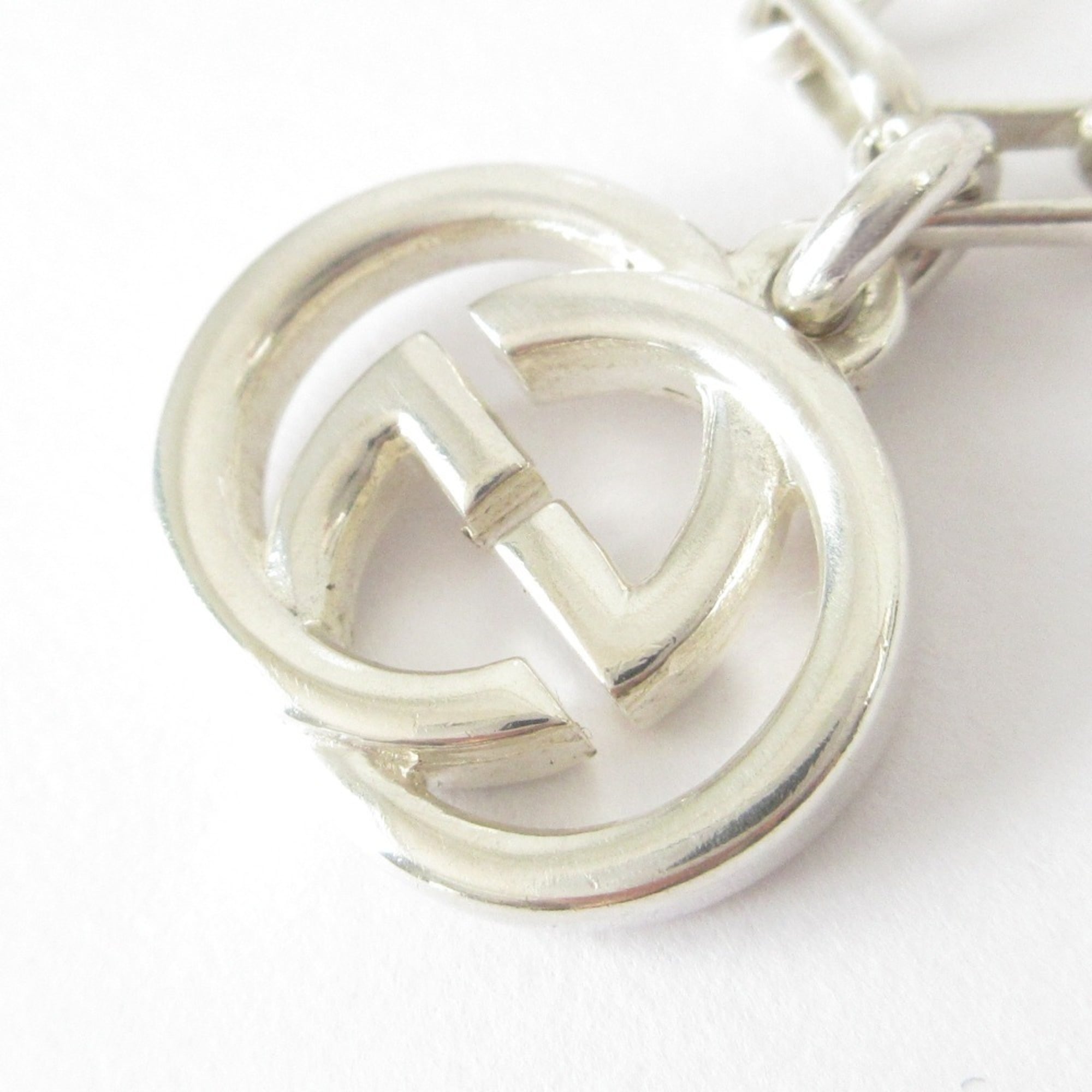 GG Interlocking Chain Bracelet Sterling Silver 19cm