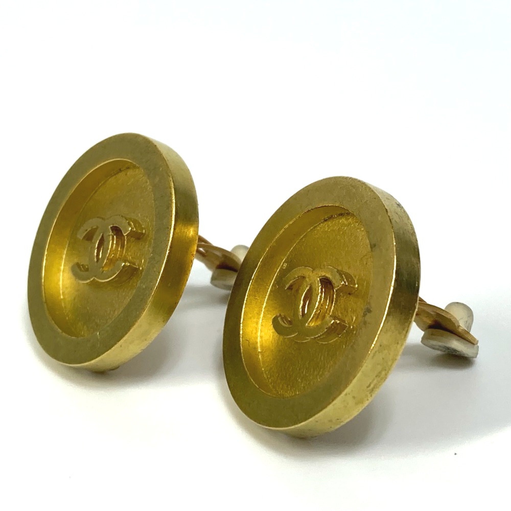 Earrings Gold-Tone Metal
