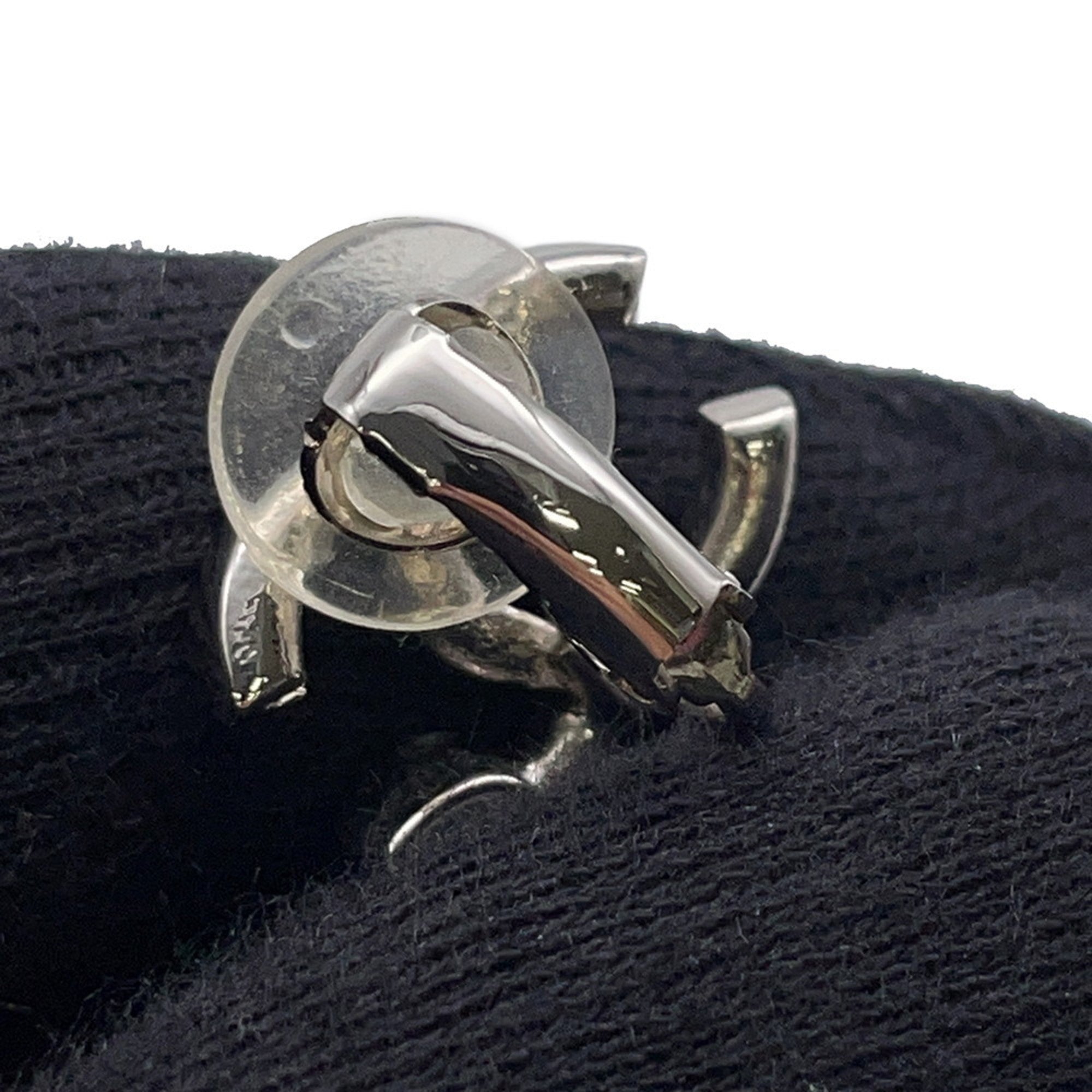 CC Logo Heart Earrings Metal