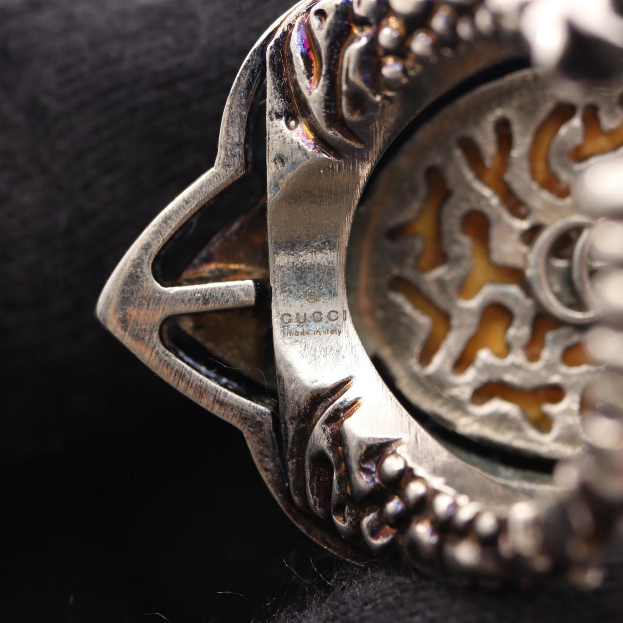 Ring Blue and Silver with Turquoise