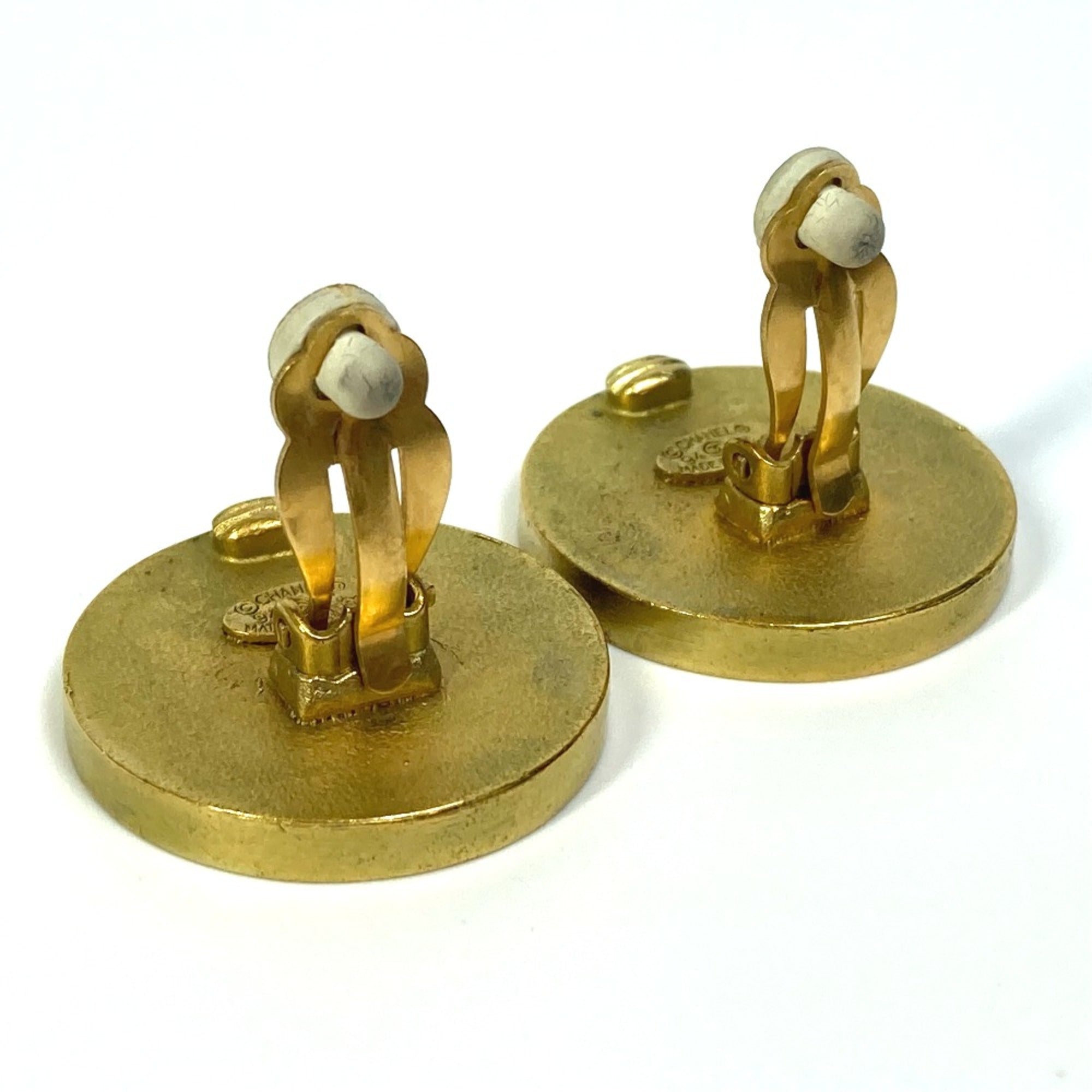 Earrings Gold-Tone Metal
