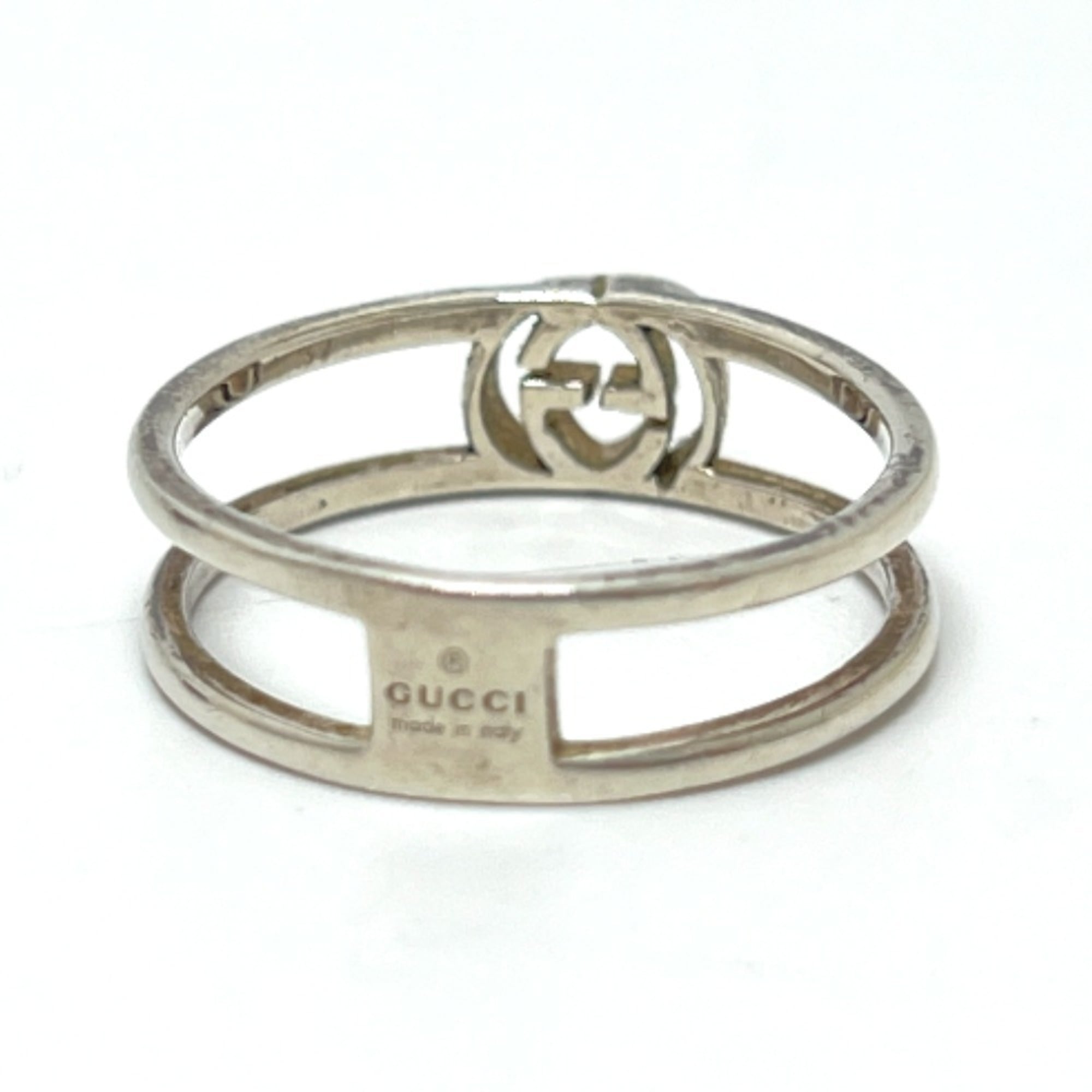 Interlocking G Ring Sterling Silver