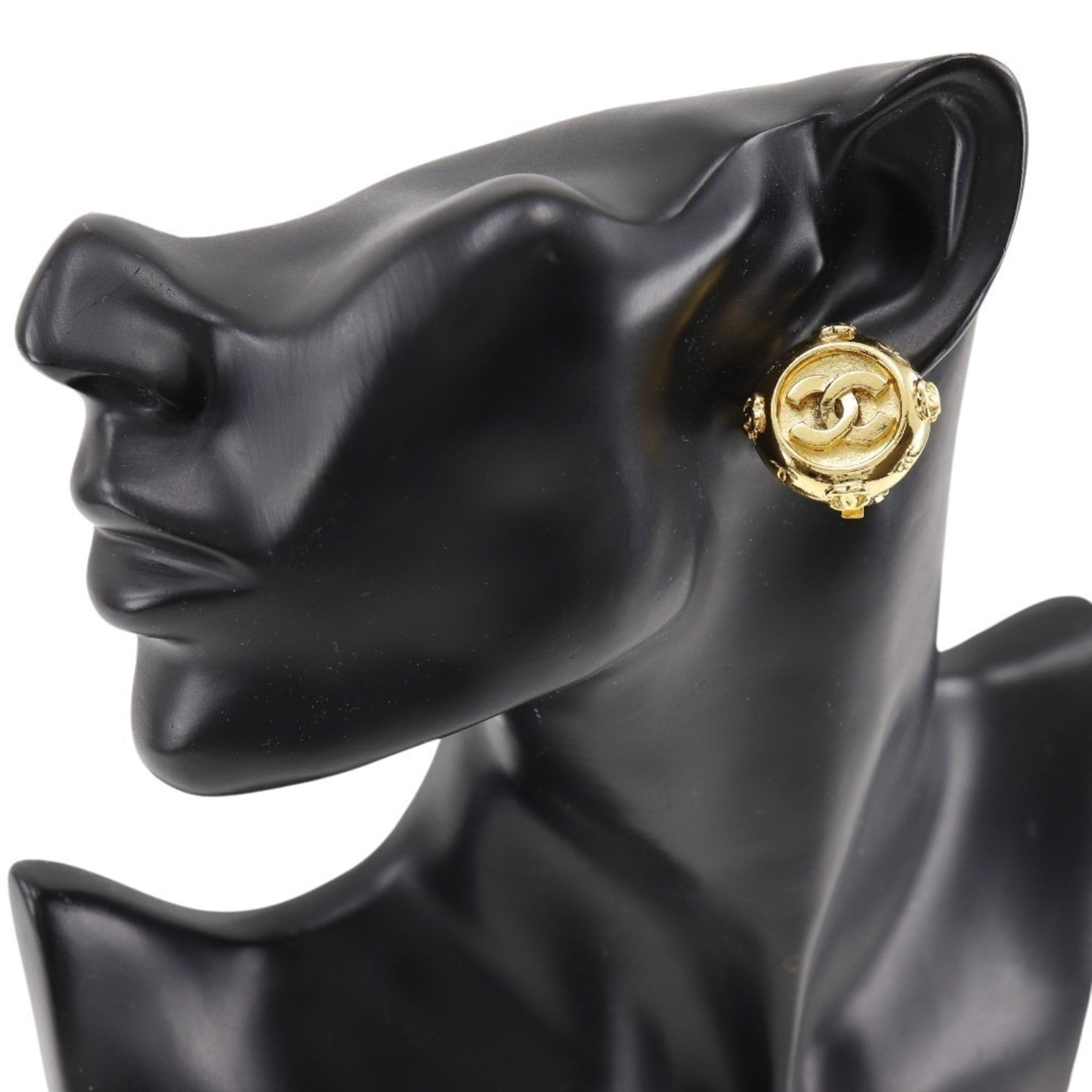 Earrings Gold-Tone Metal
