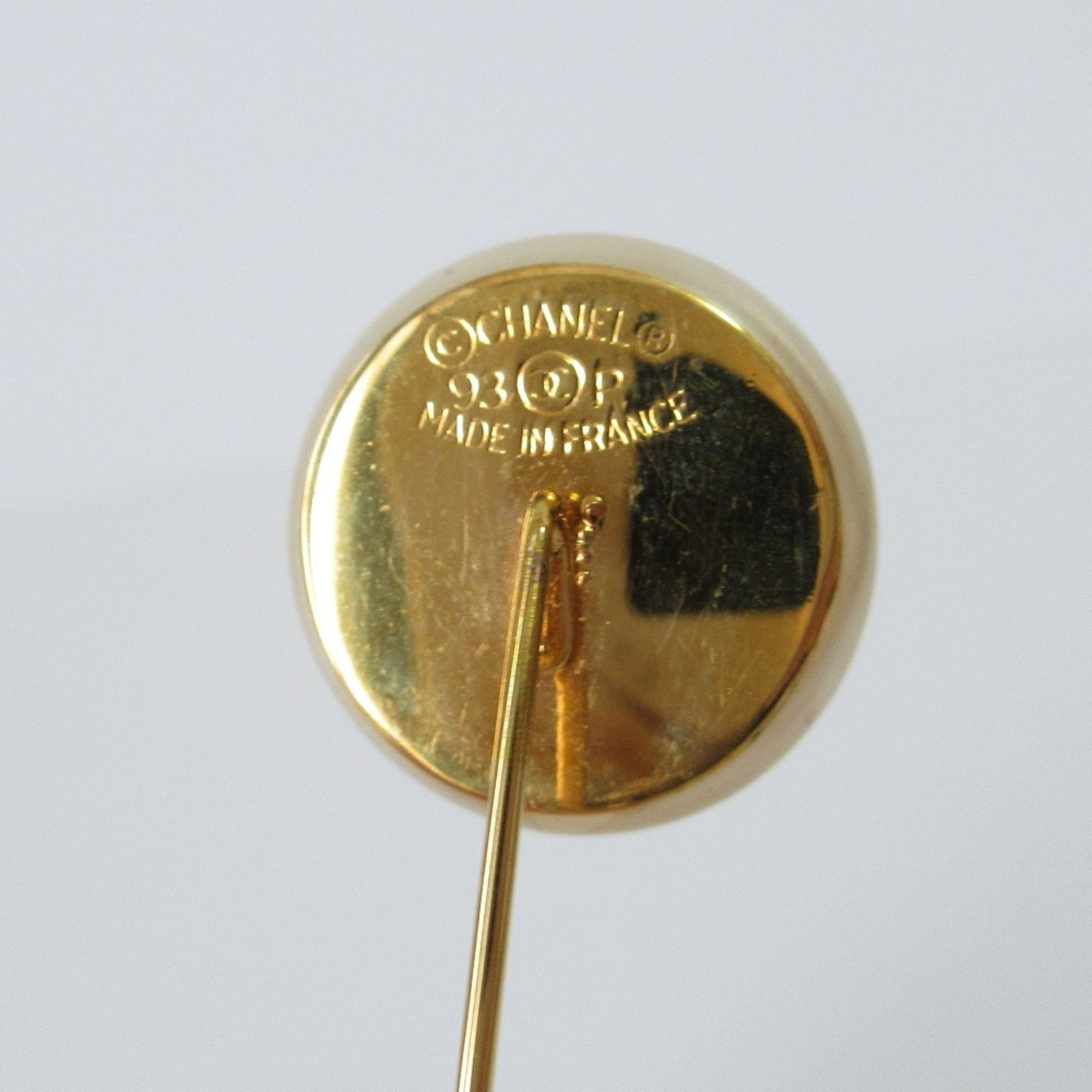 CC Logo Brooch Metal