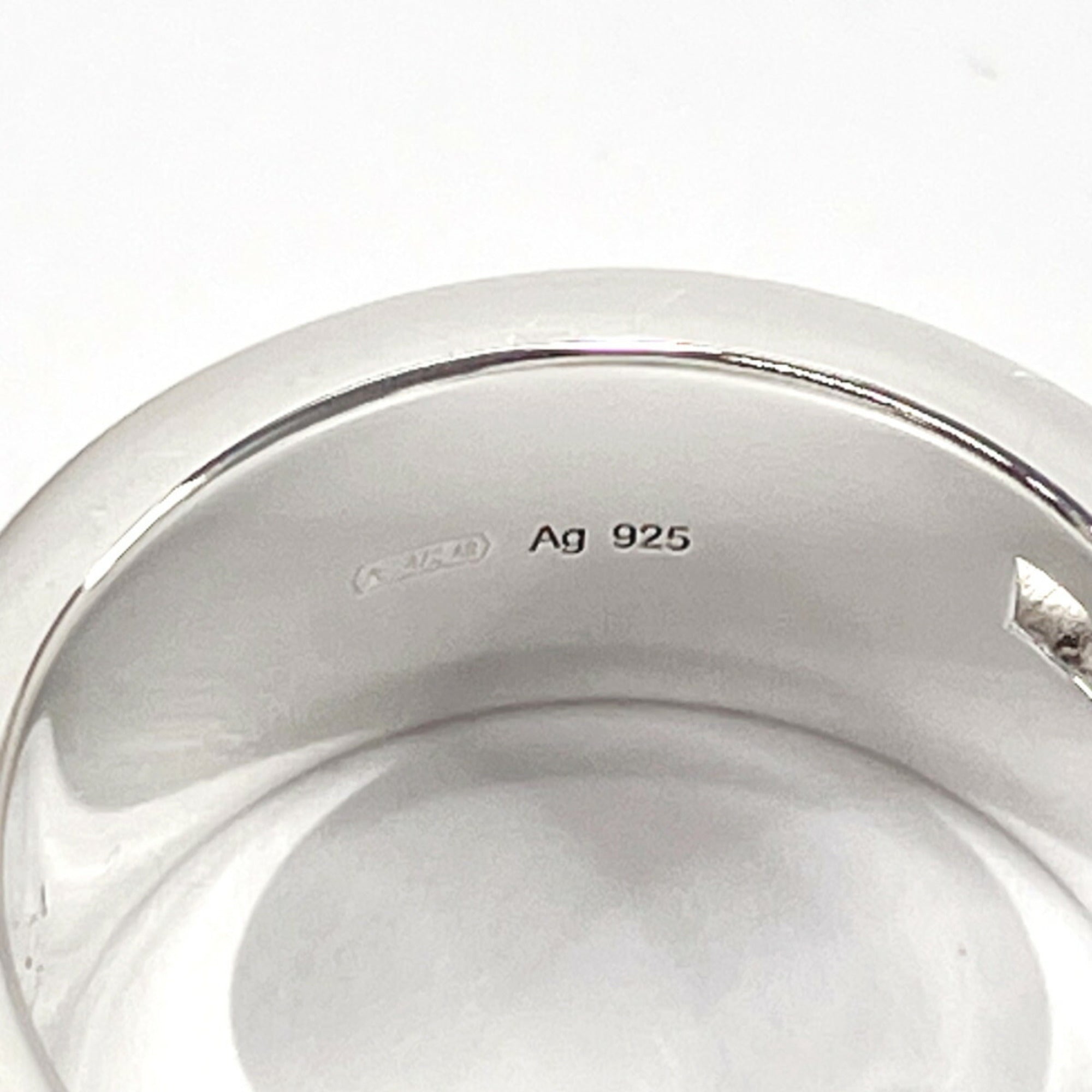 Cutout G Ring Sterling Silver