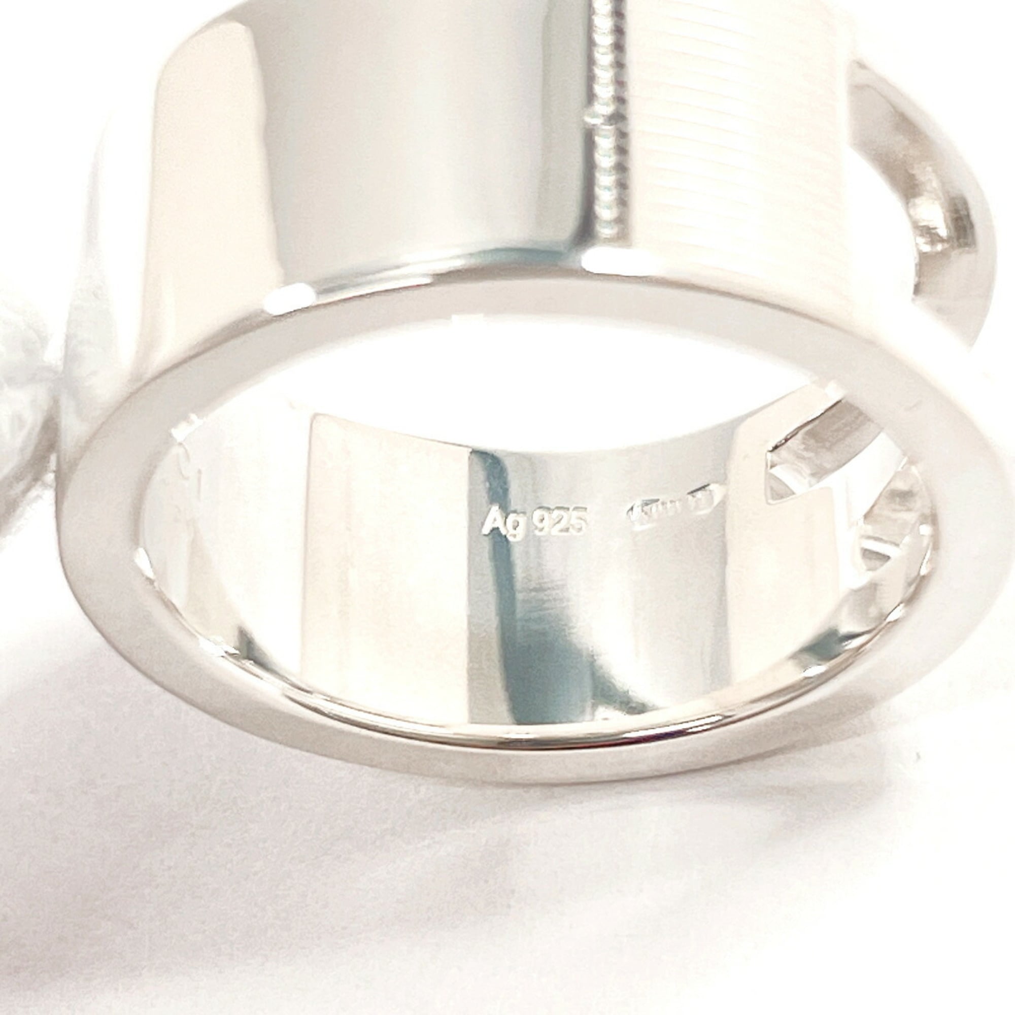Cutout G Ring Sterling Silver