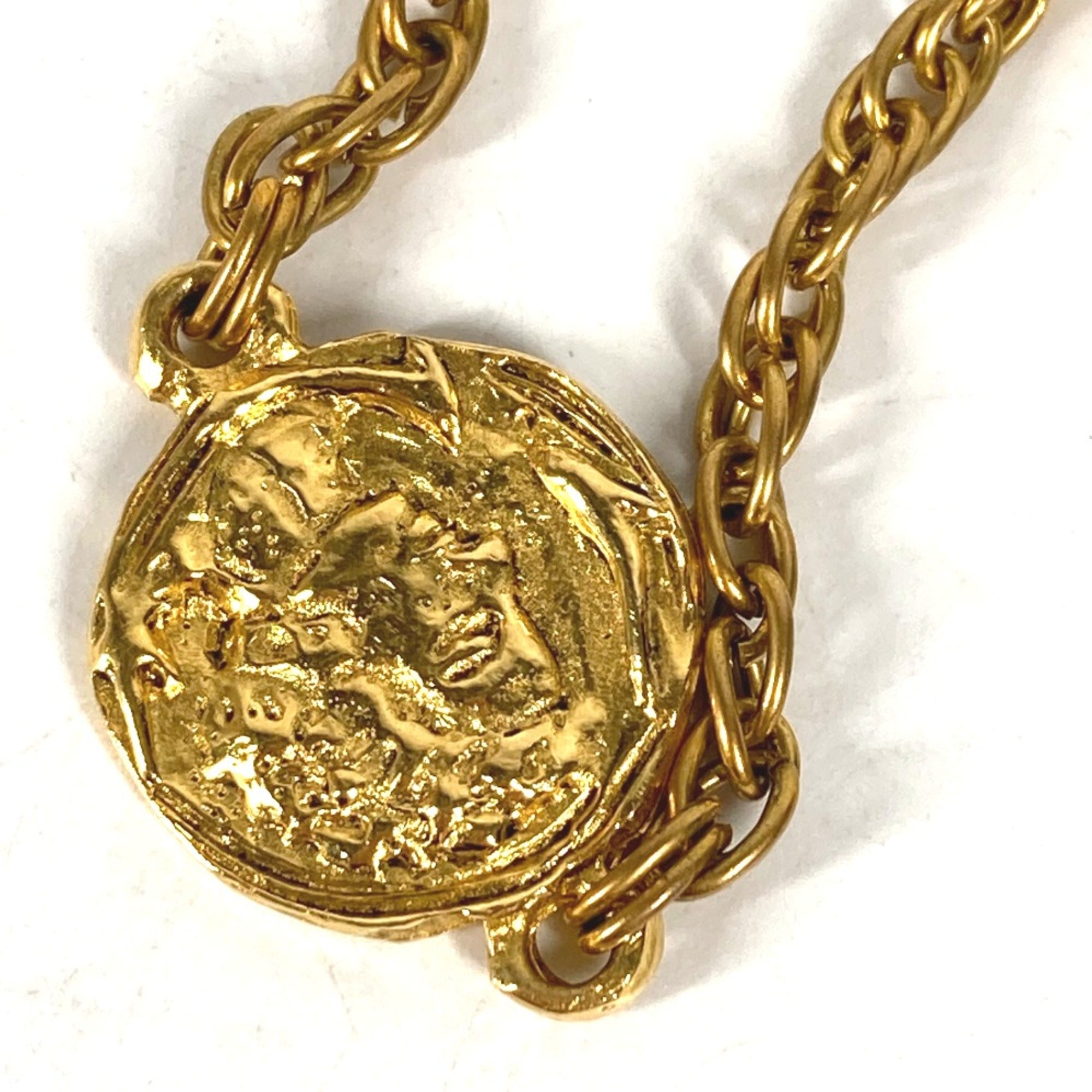 Vintage Long Chain Necklace Gold