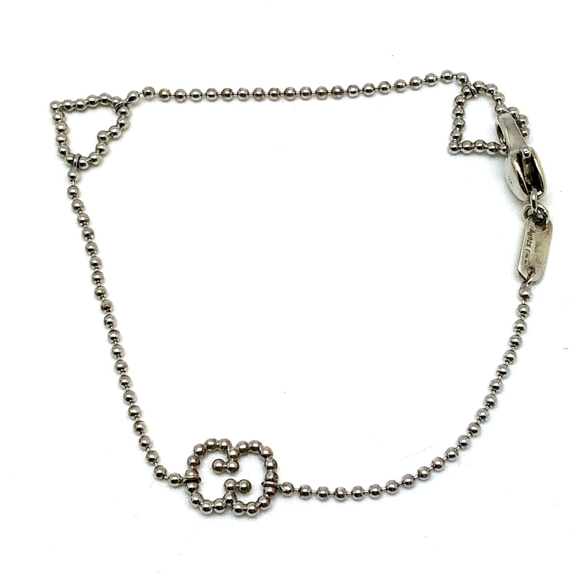 Ball Chain and Heart Bracelet Sterling Silver