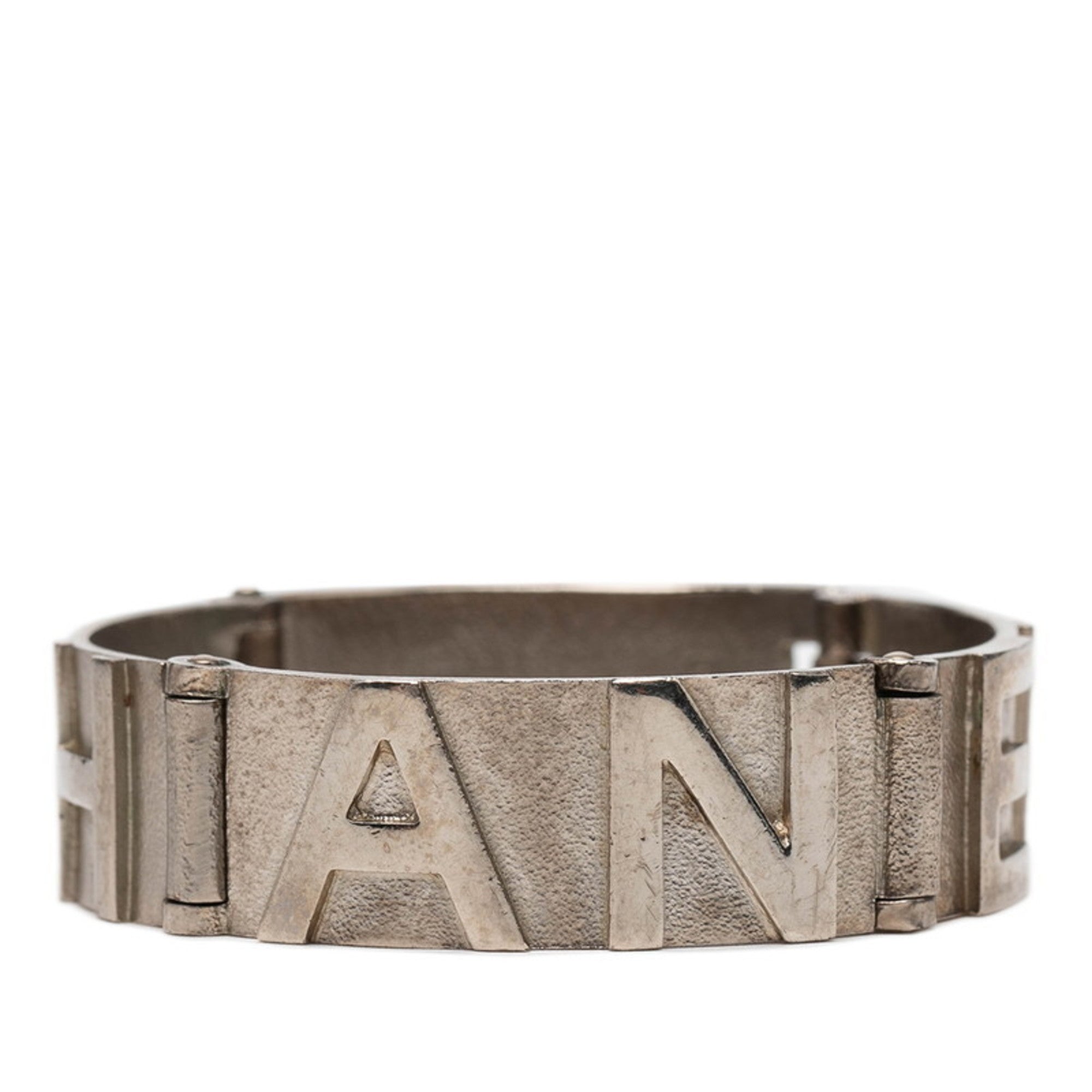CC Logo Bracelet Silver-Tone Metal