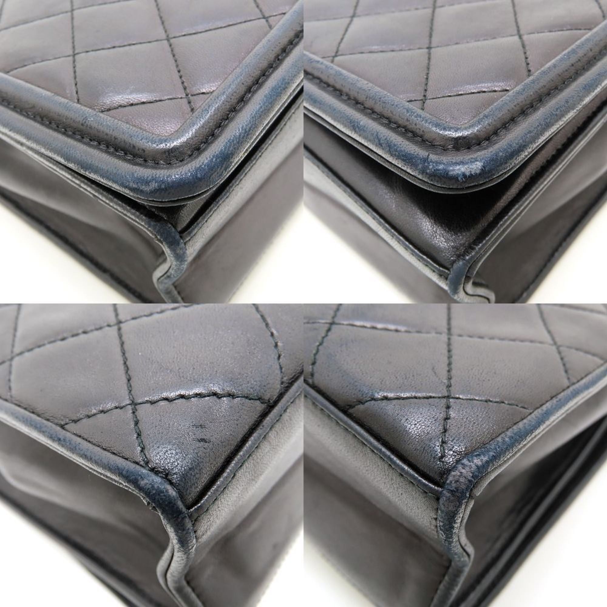 Vintage Diamond CC Flap Bag Quilted Lambskin Medium