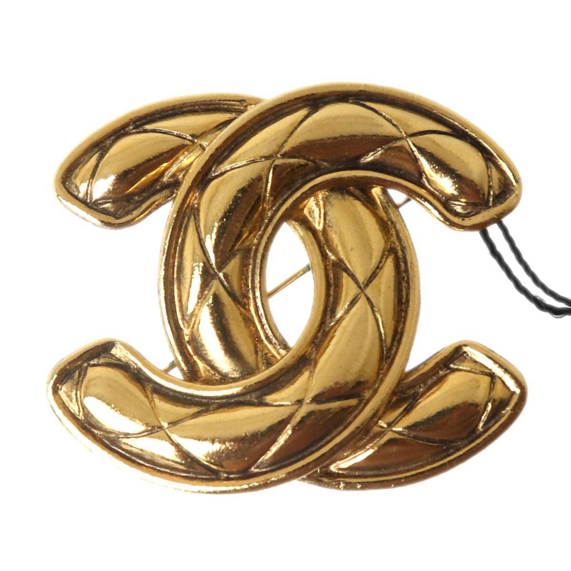 CC Logo Brooch Metal
