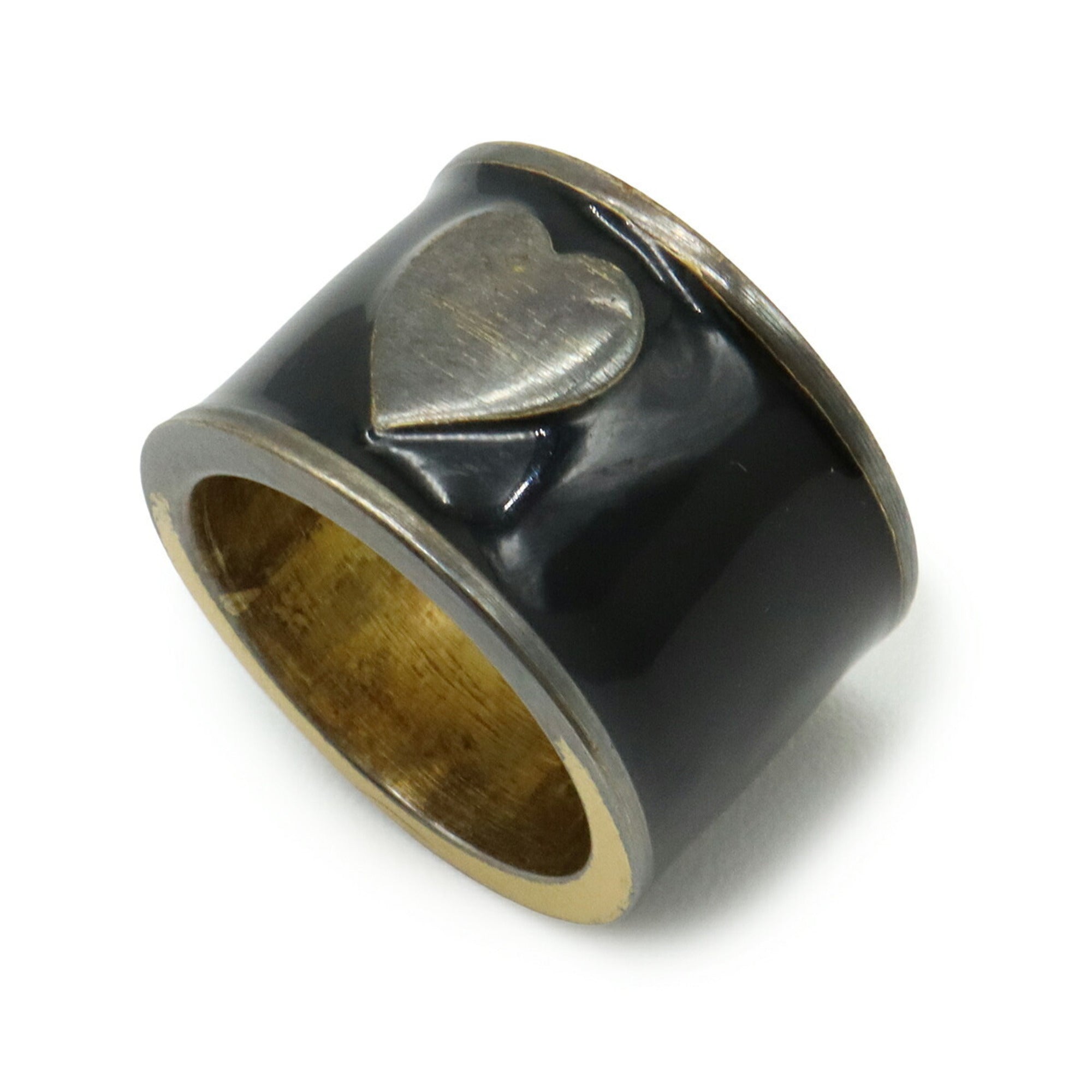 CC Logo Heart Ring Metal