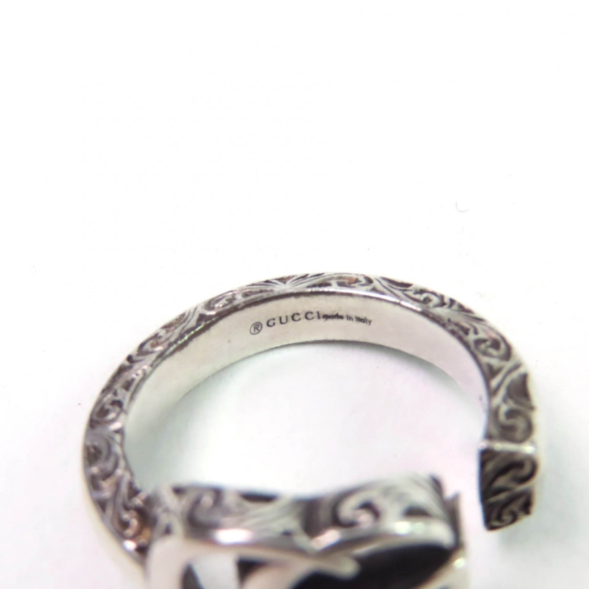 Double G Band Ring Sterling Silver
