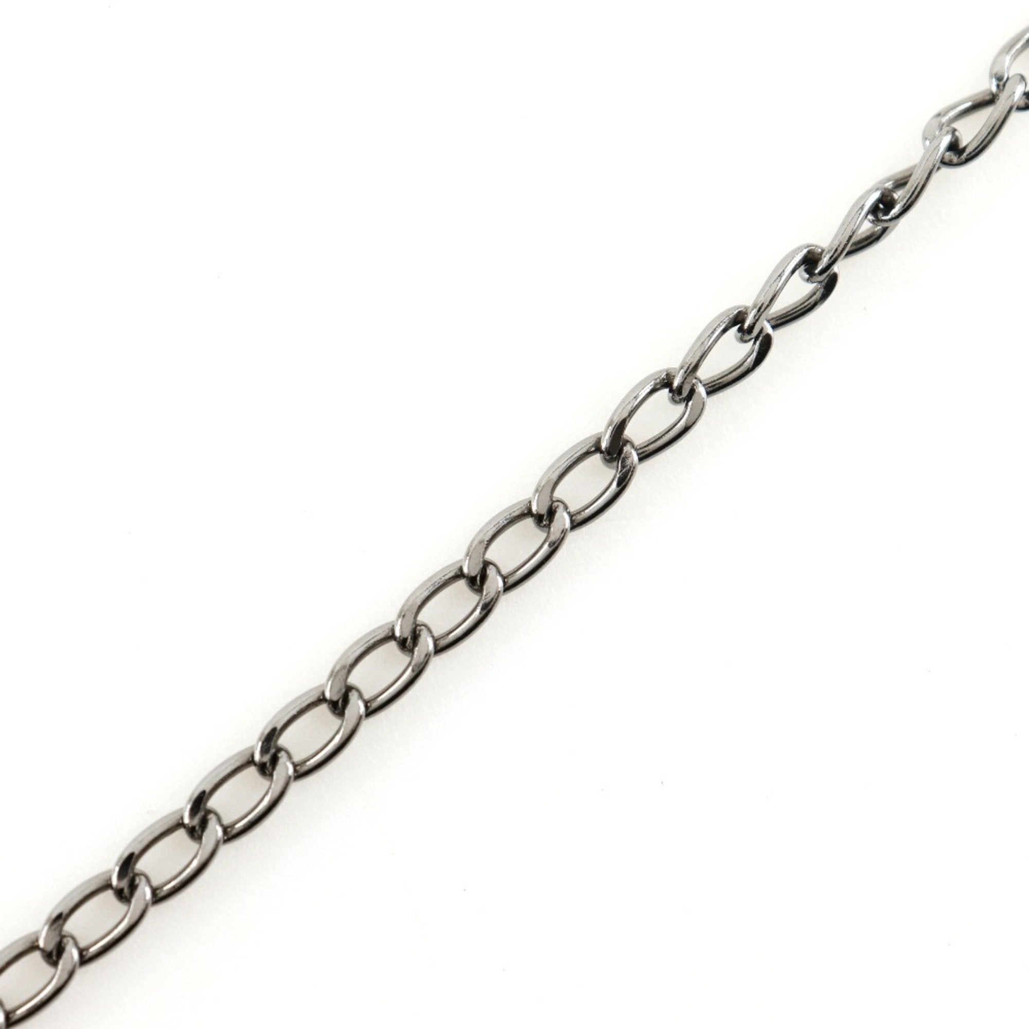 CC Logo Pendant Necklace Sterling Silver