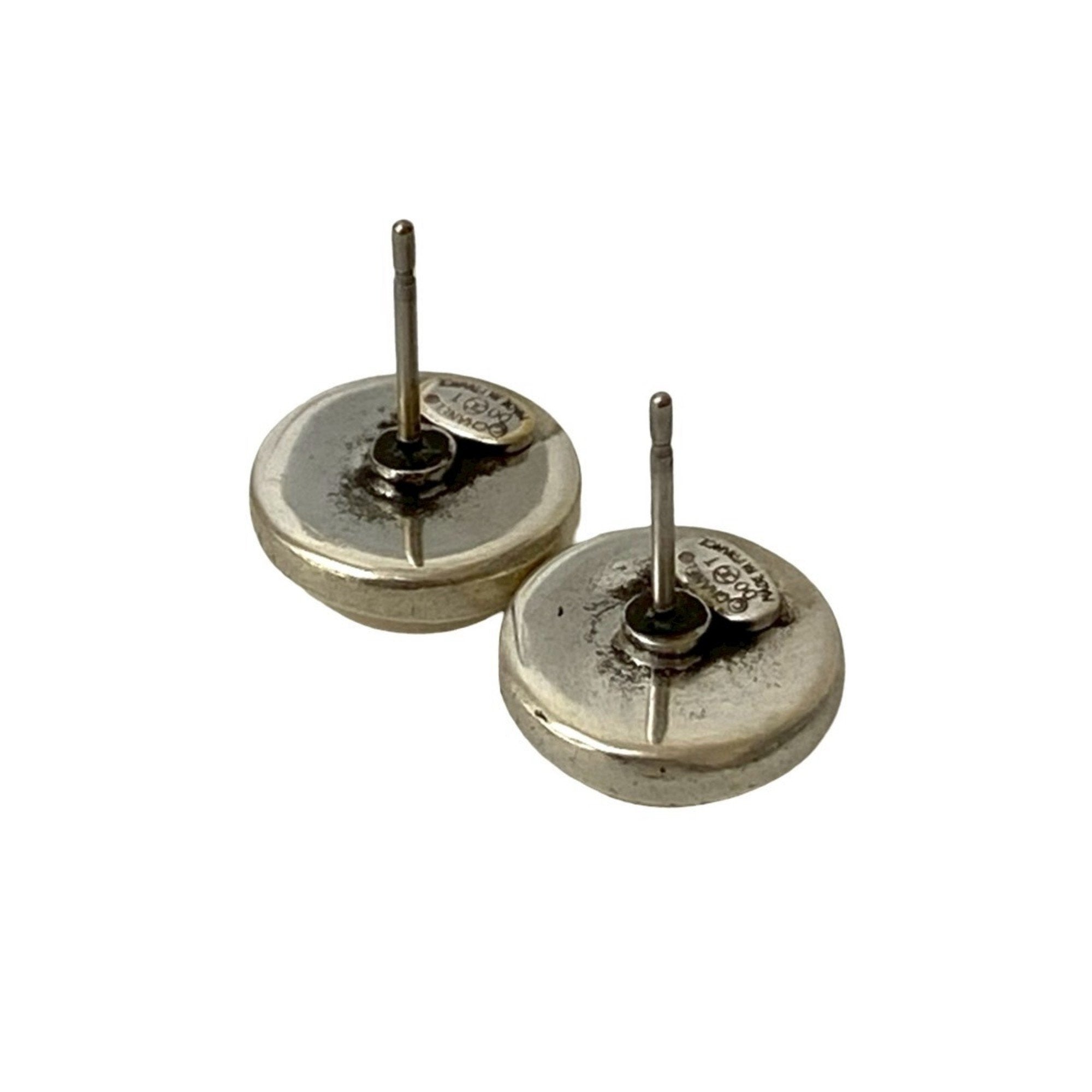 CC Logo Earrings Sterling Silver Silver-Tone Metal