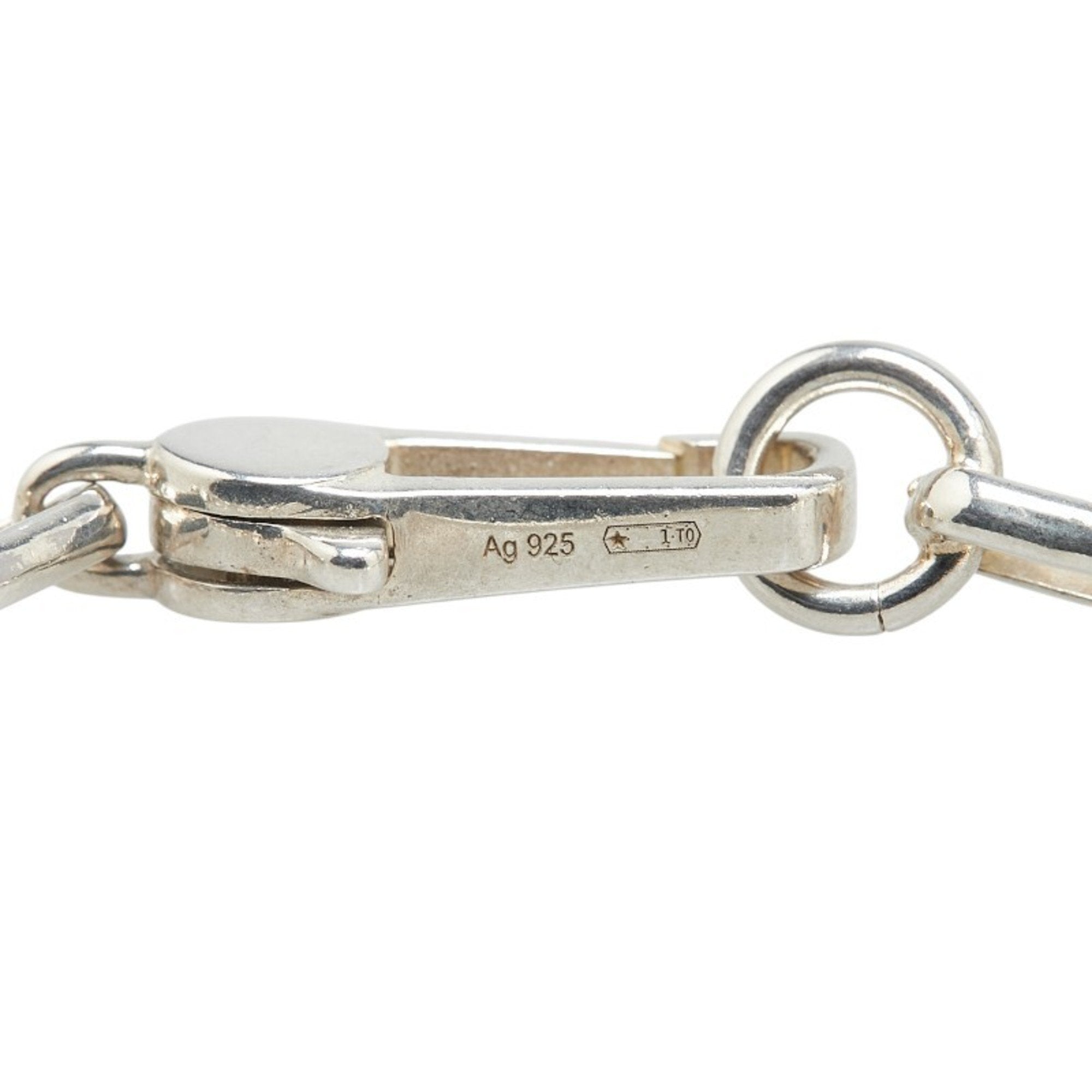 Interlocking G Pendant Necklace Sterling Silver