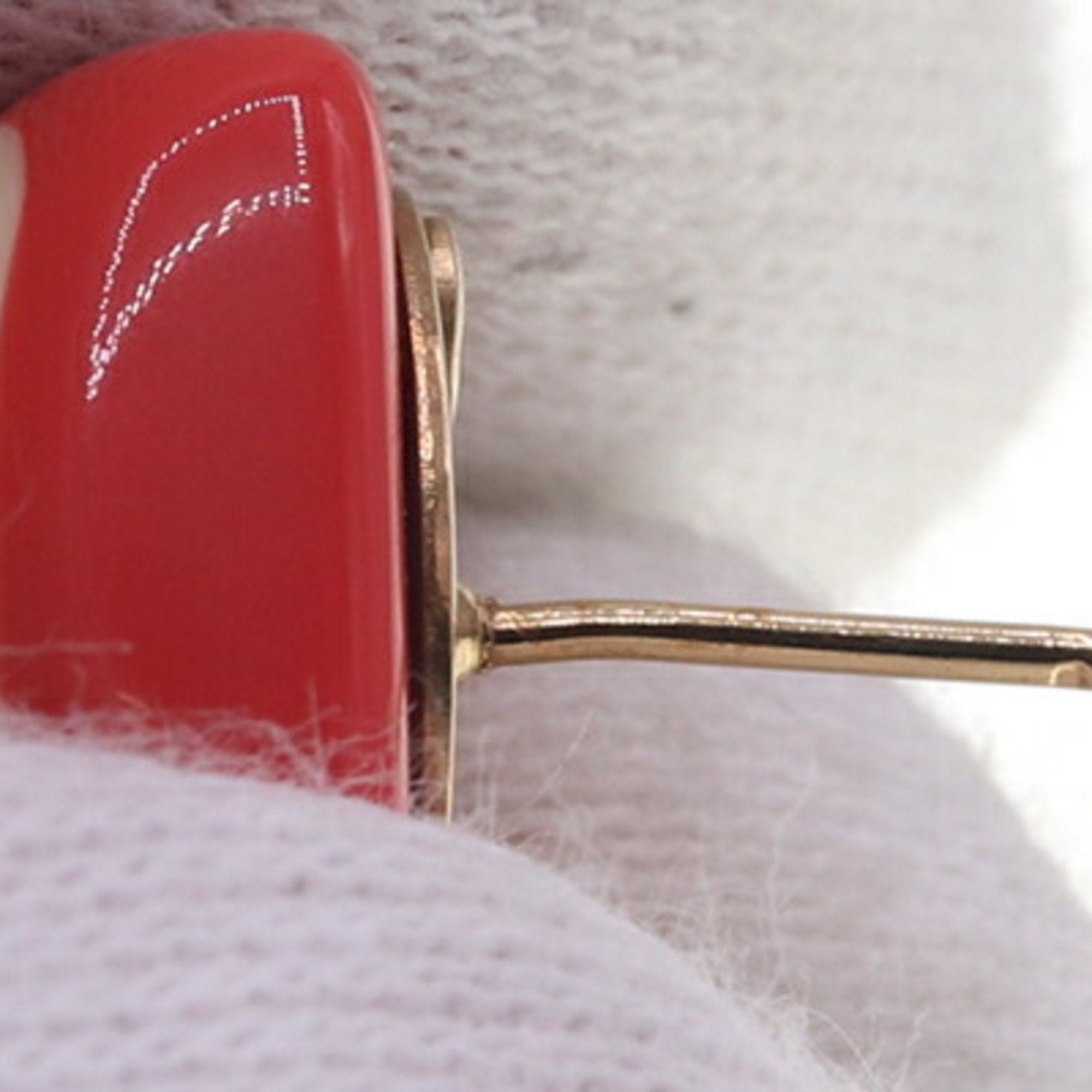 CC Logo Single Earring Metal
