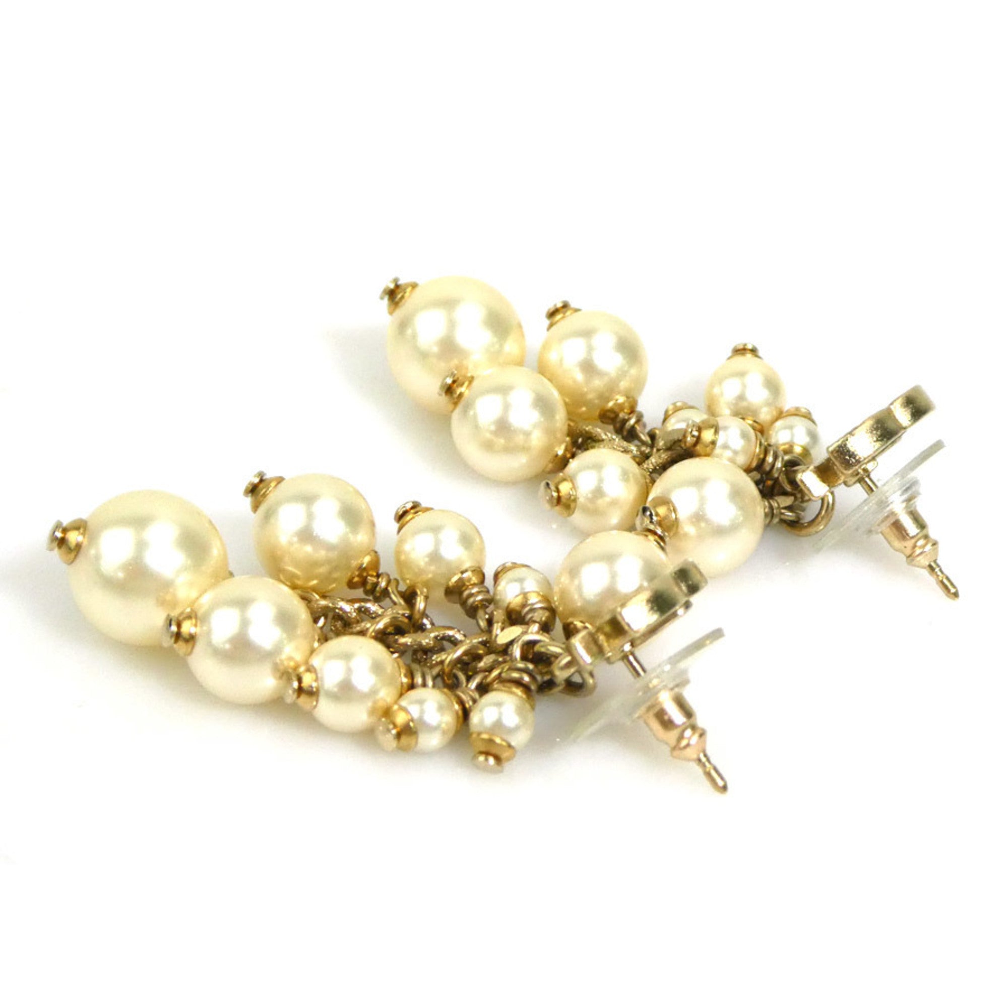 CC Logo Earrings Gold-Tone Metal Gold-Tone Metal