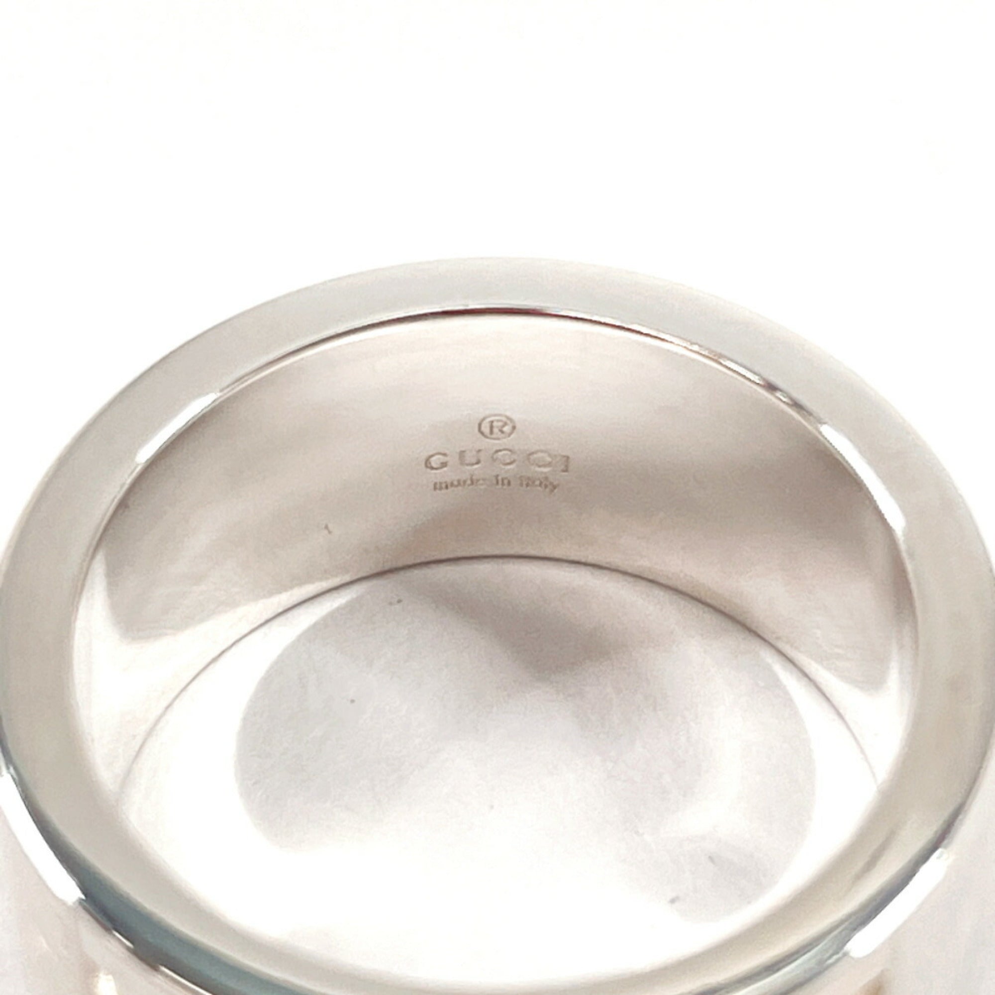 Cutout G Band Ring Sterling Silver