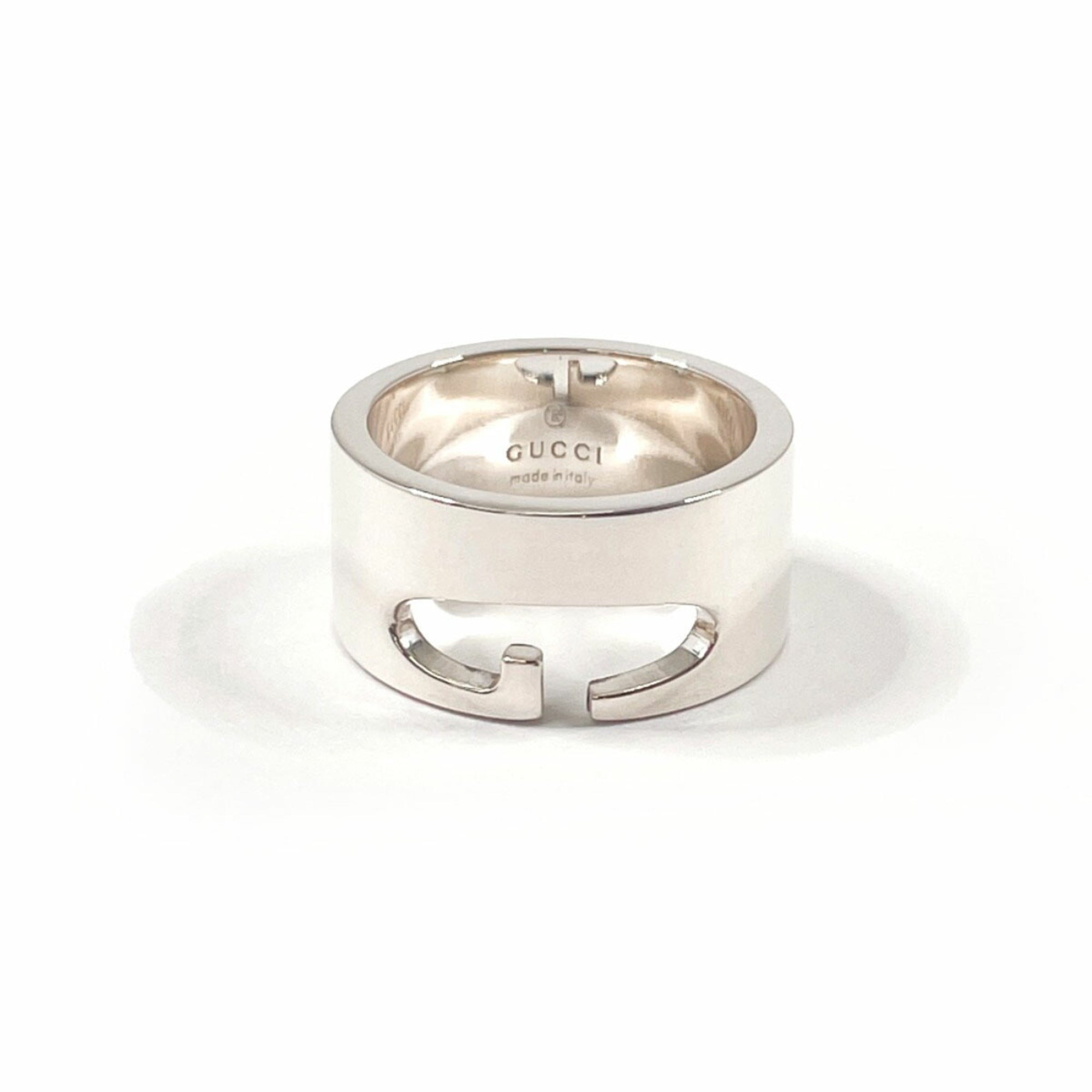Cutout G Ring Sterling Silver