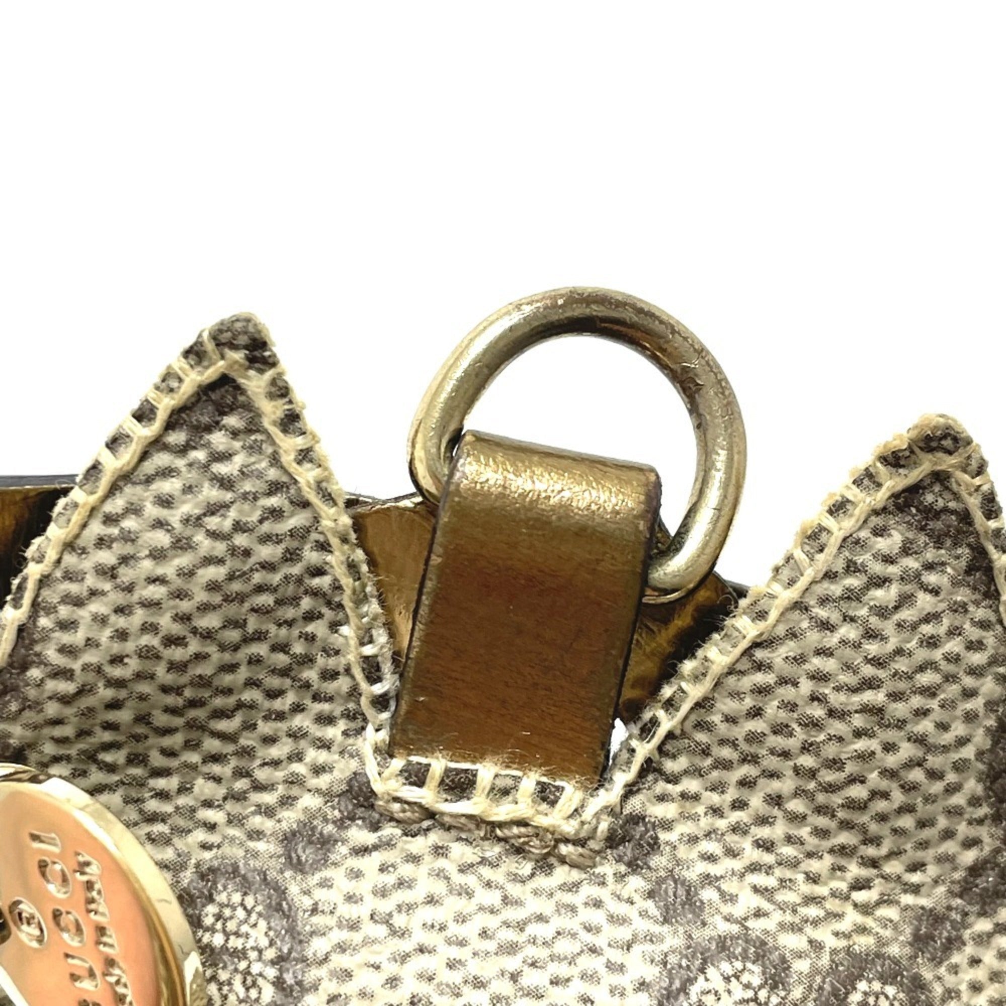 Charm GG Supreme Canvas Beige Handbag Charm
